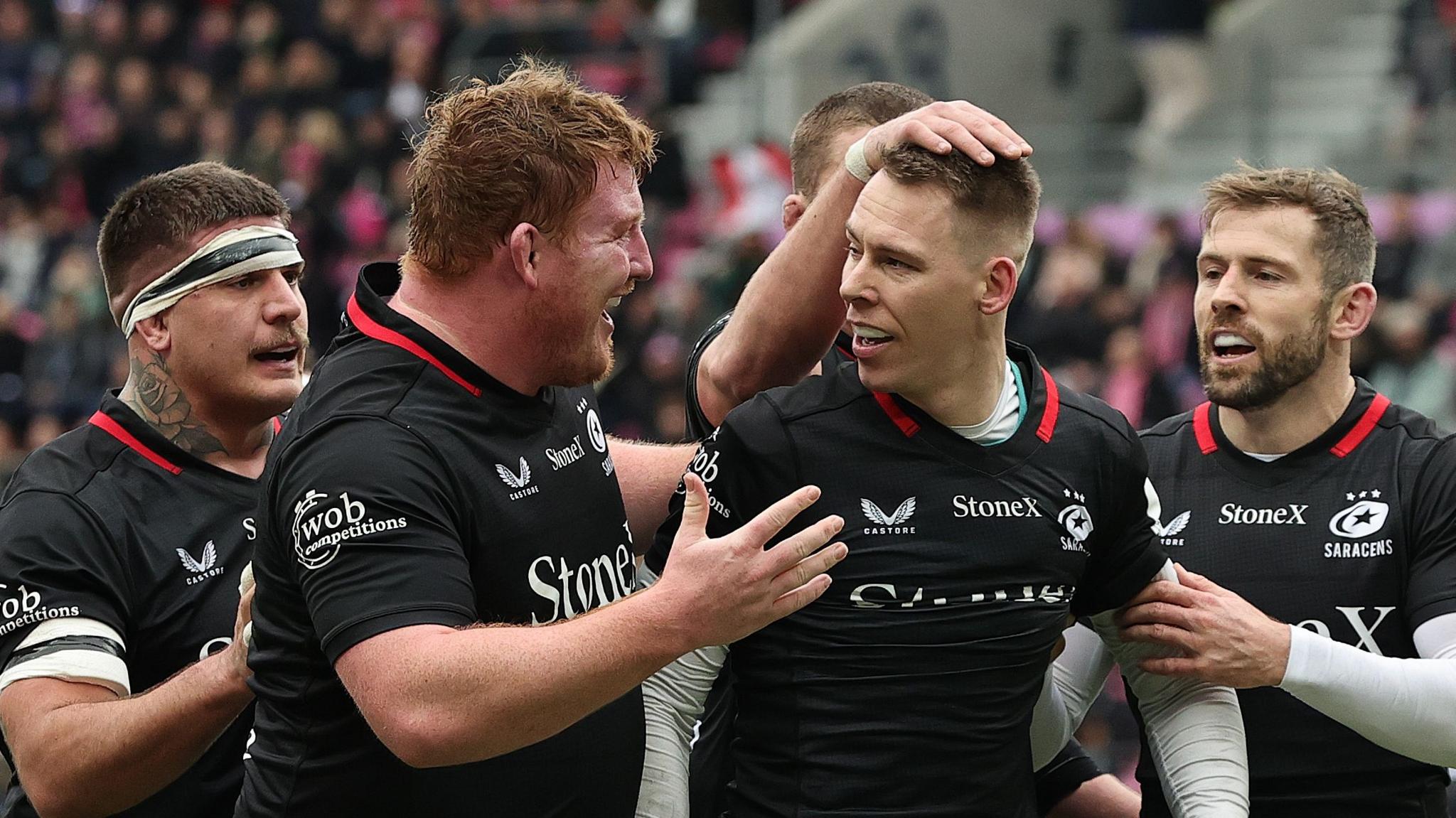 Saracens playing at Stade Francais