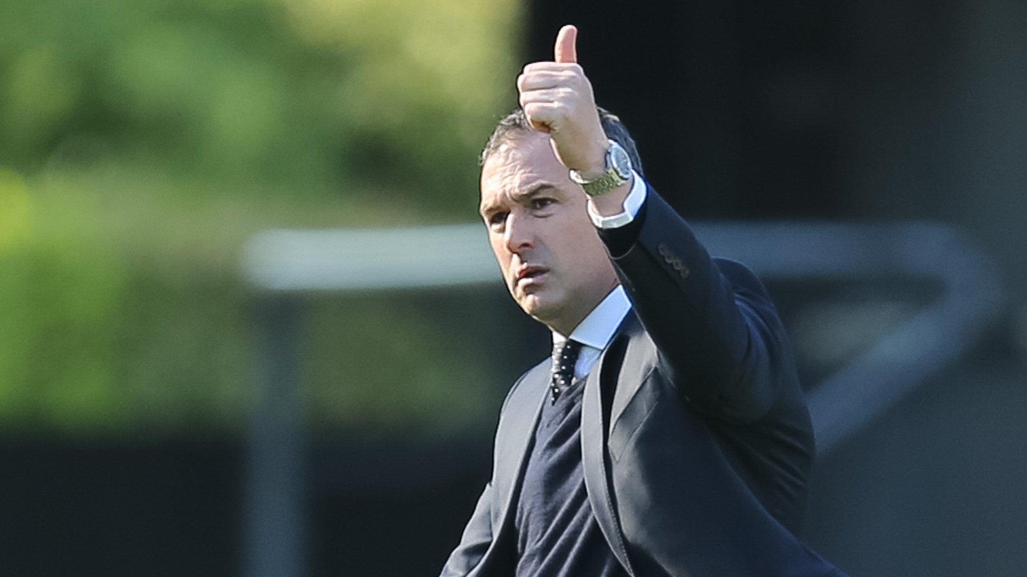 Swansea City manager Paul Clement