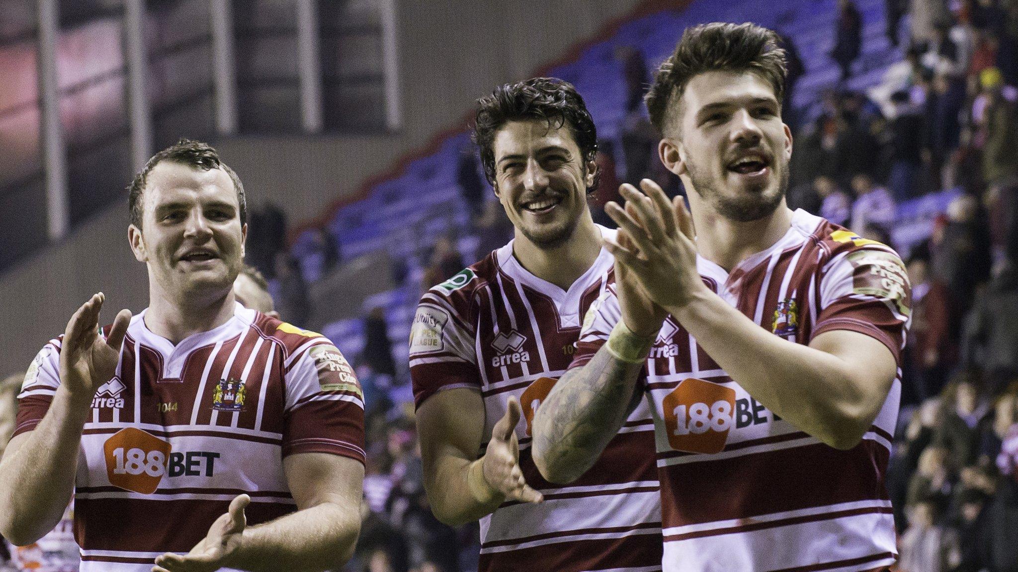 Wigan celebrate