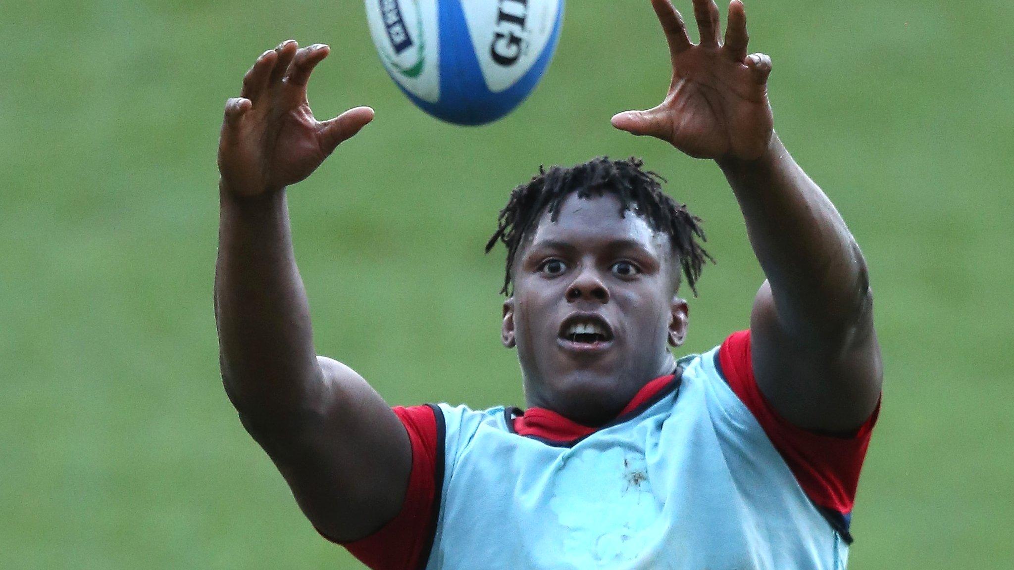 Saracens forward Maro Itoje is on the bench for England on Sunday