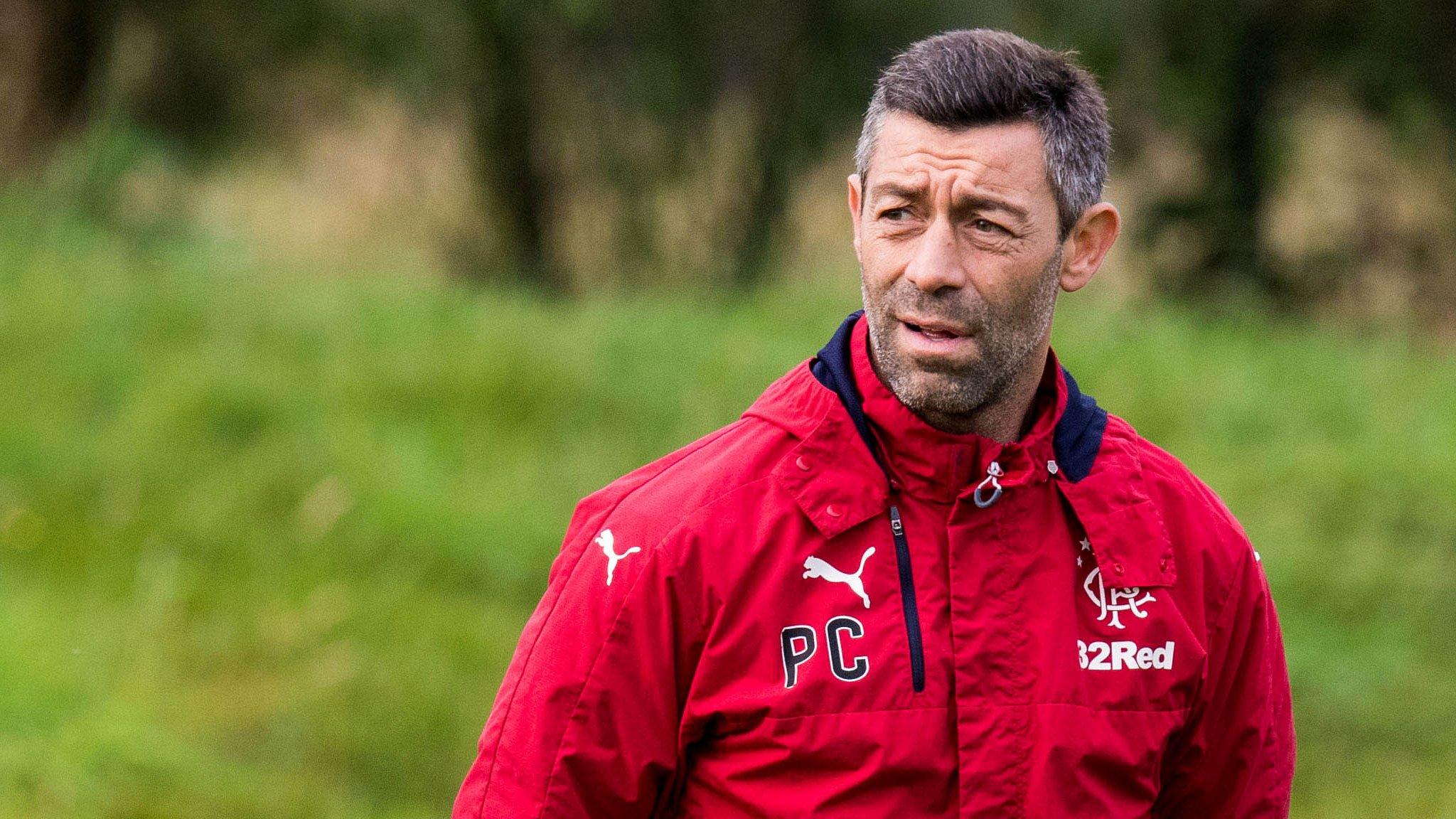 Rangers manager Pedro Caixinha