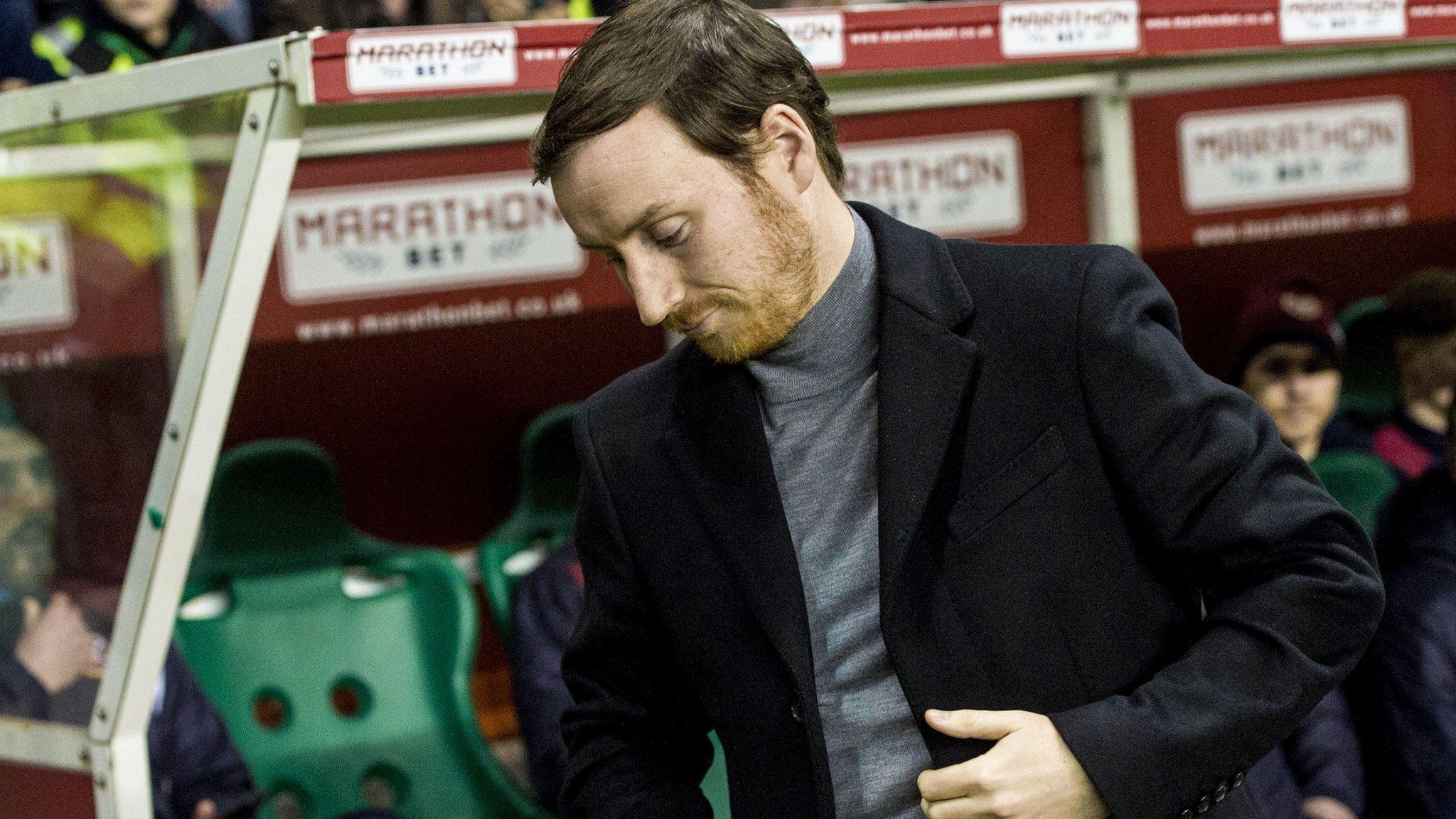 Hearts head coach Ian Cathro