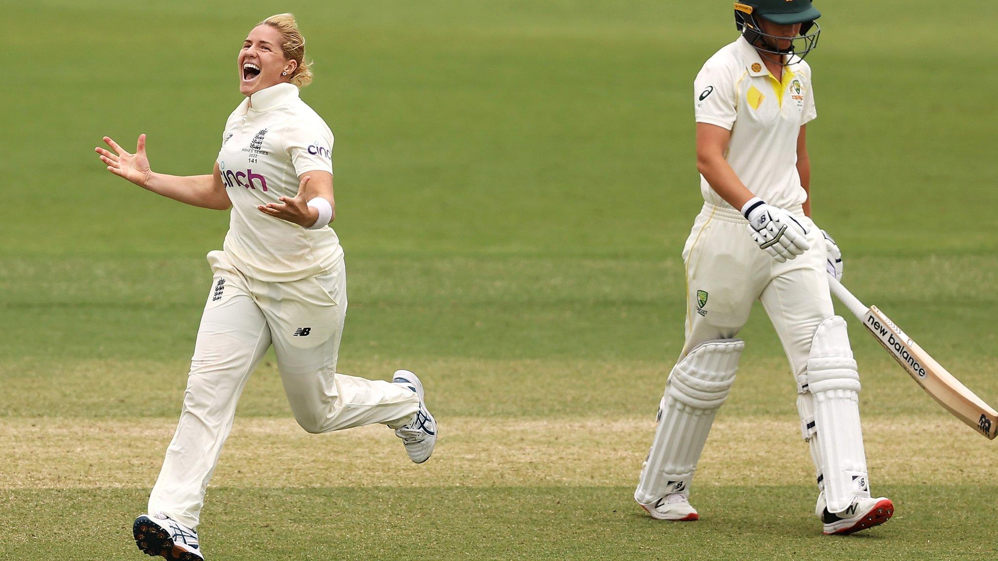 30 January, 2020, Canberra: In her last Test for England, Sciver-Brunt took eight wickets and recorded the third five-wicket haul of her career in a drawn Ashes match.