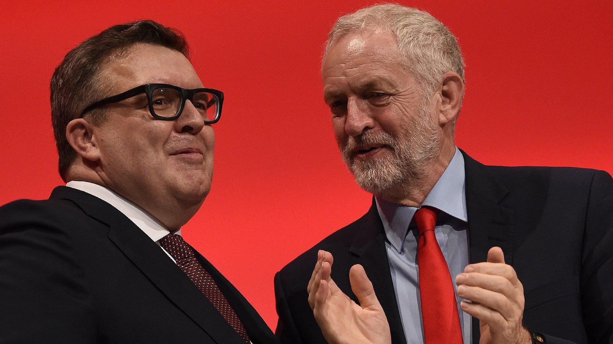 Tom Watson and Jeremy Corbyn