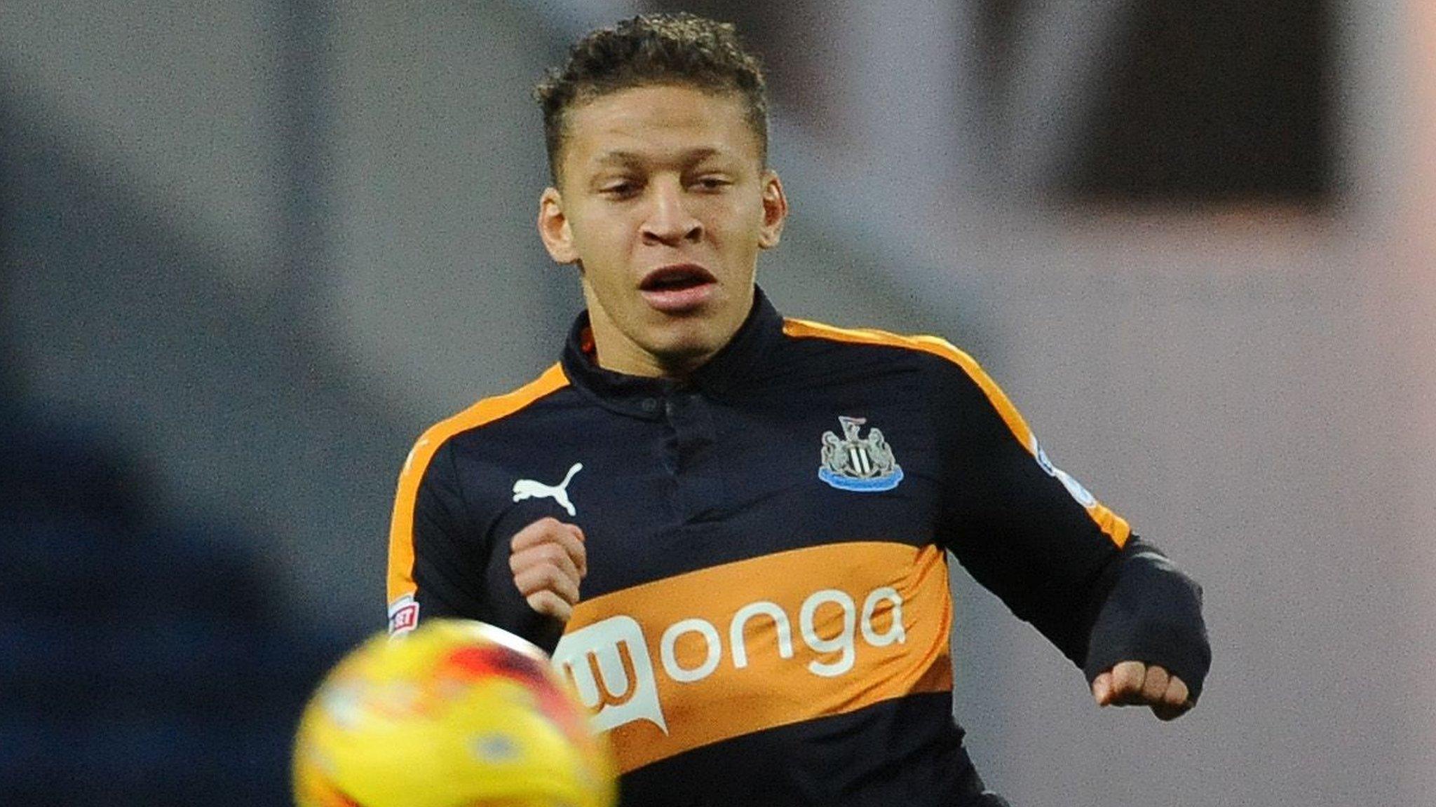 Newcastle striker Dwight Gayle