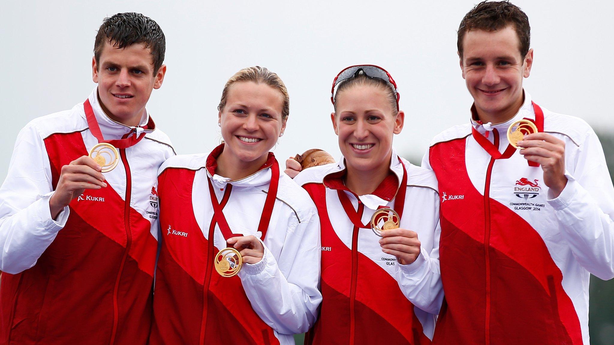 England Commonwealth triathlon team