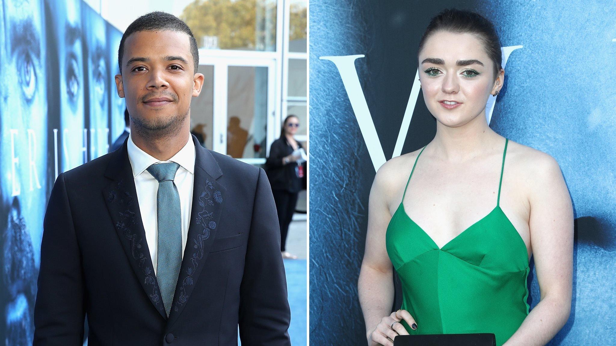 Jacob Anderson and Maisie Williams