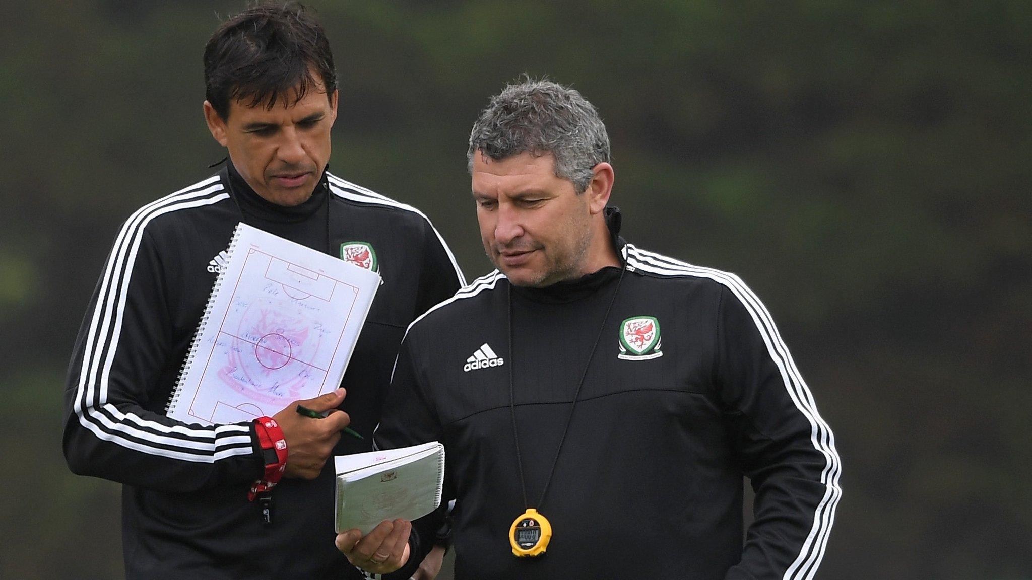 Chris Coleman and Osian Roberts