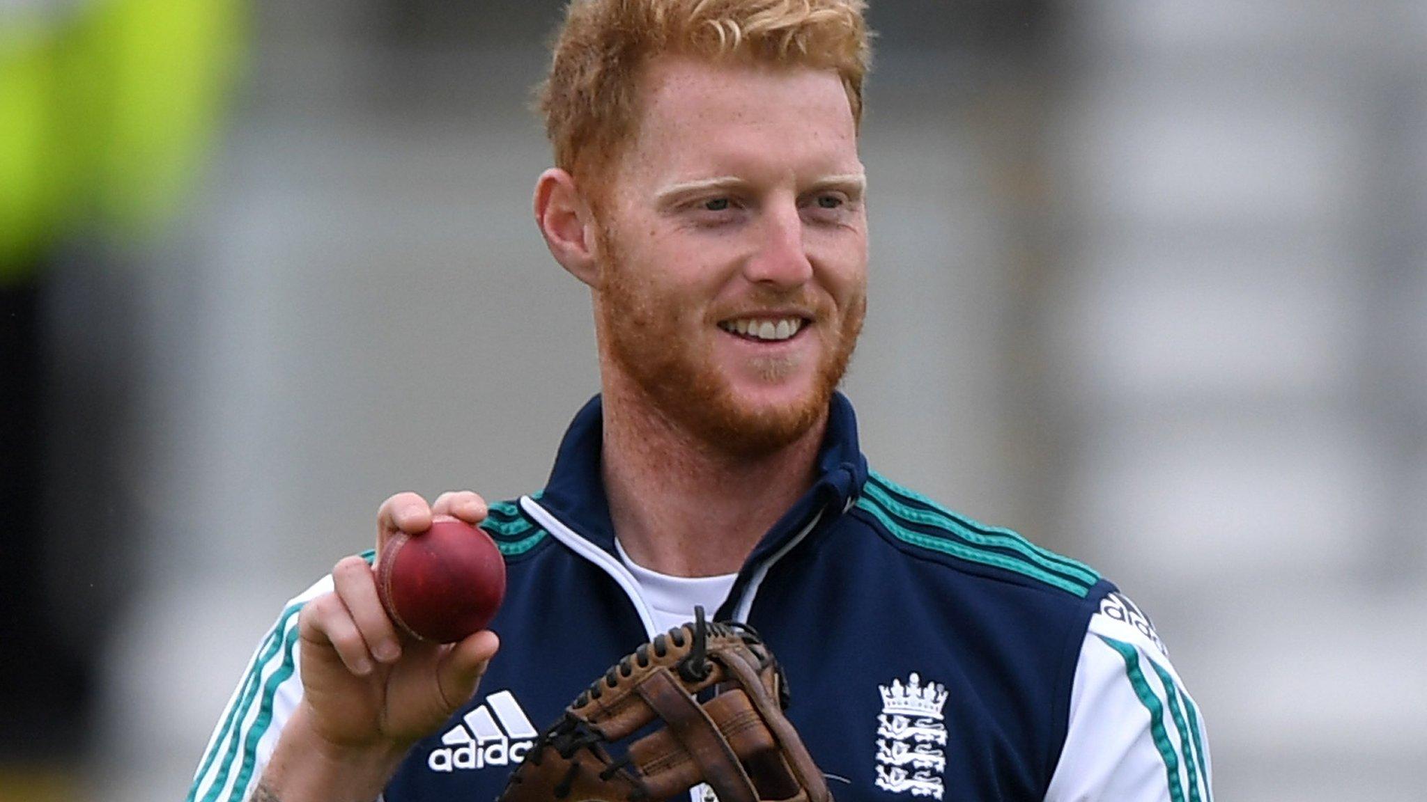 Ben Stokes in England training