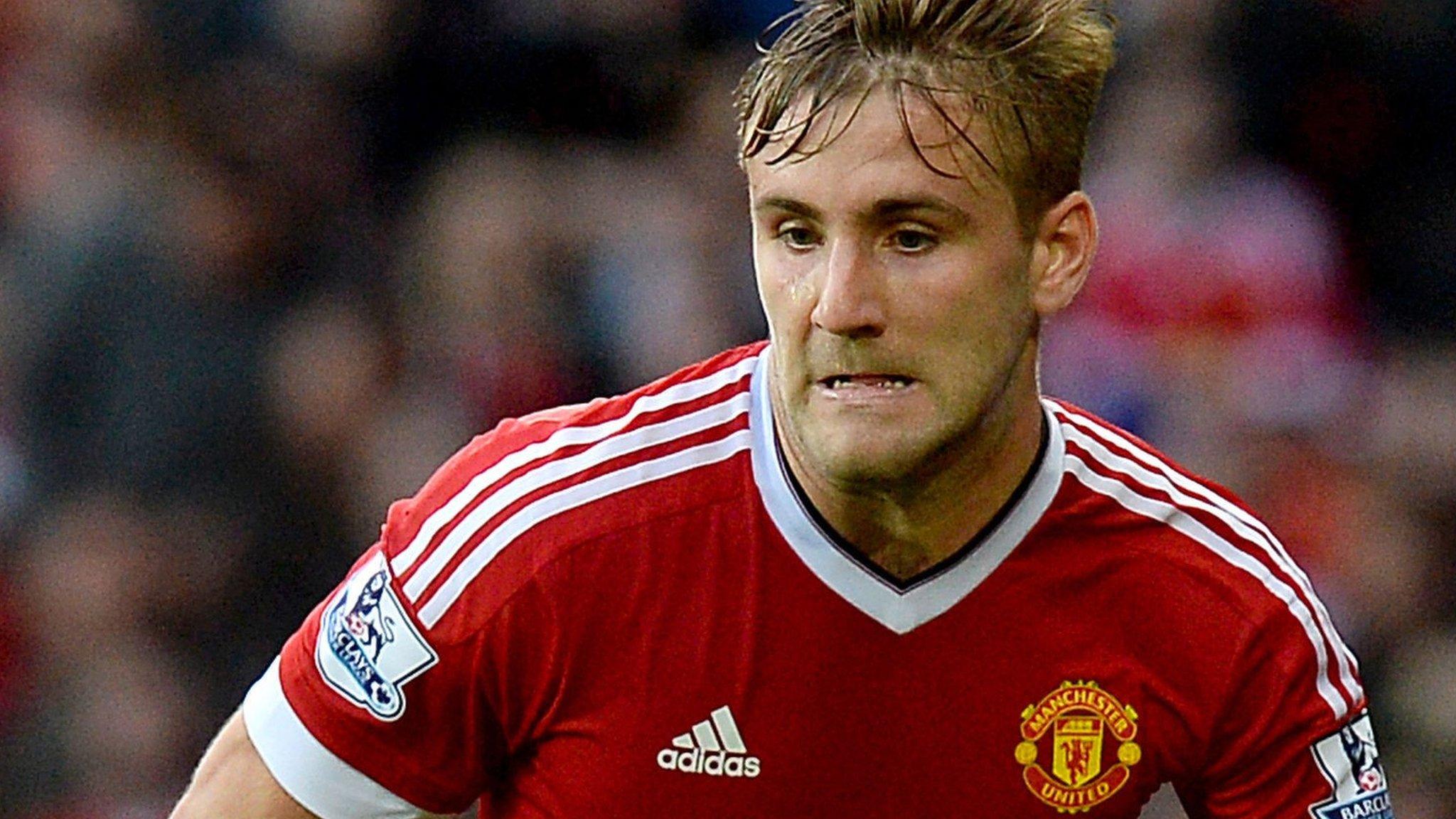 Manchester United and England defender Luke Shaw returns to training