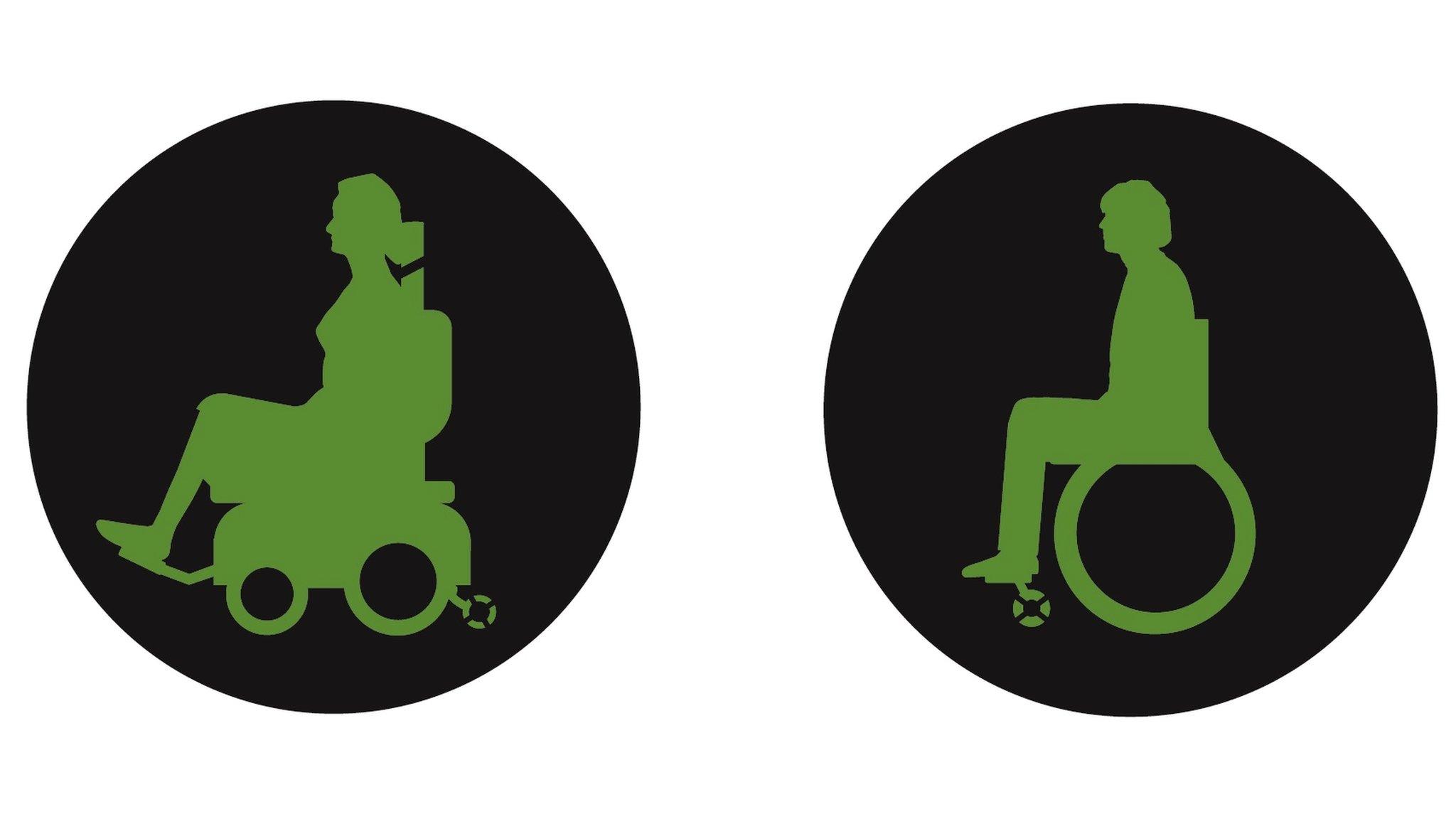 Signals using wheelchair users