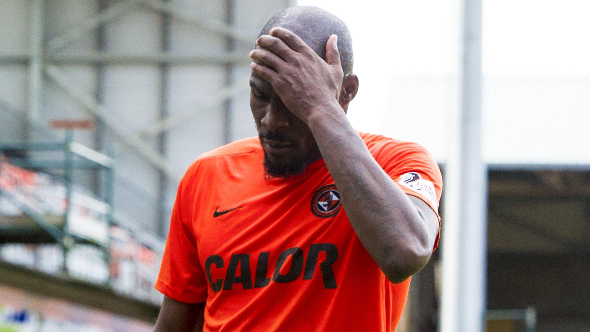 Dundee United midfielder Guy Demel