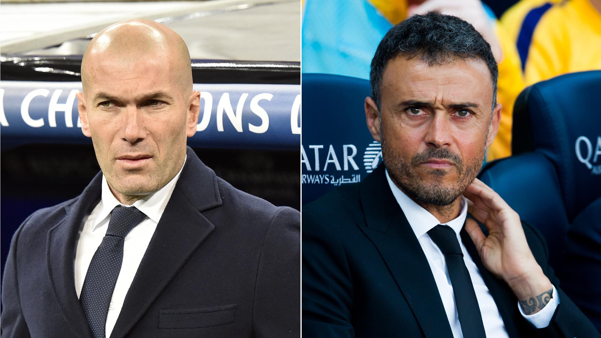 Zinedine Zidane & Luis Enrique