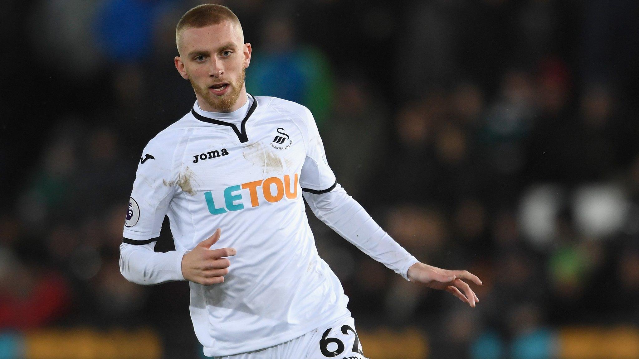 Swansea striker Oli McBurnie