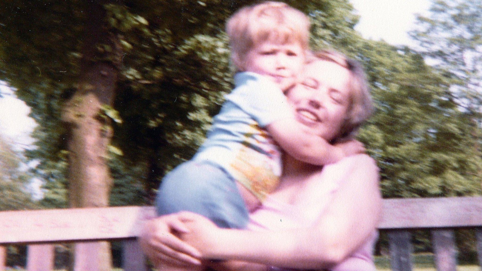 Iain Cunningham (aged two-and-a-half), with his mother, Irene Cunningham