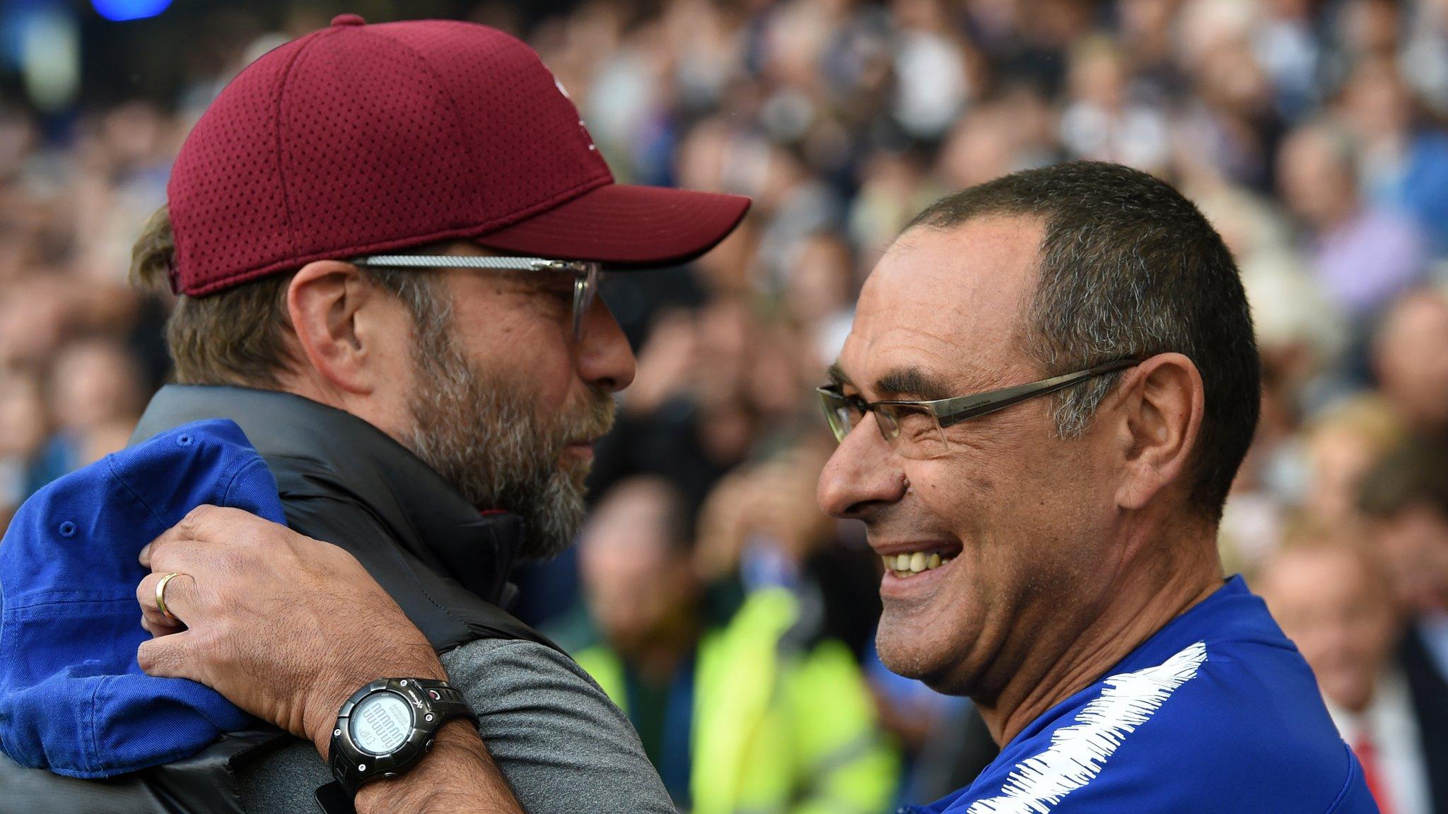 Jurgen Klopp and Maurizio Sarri