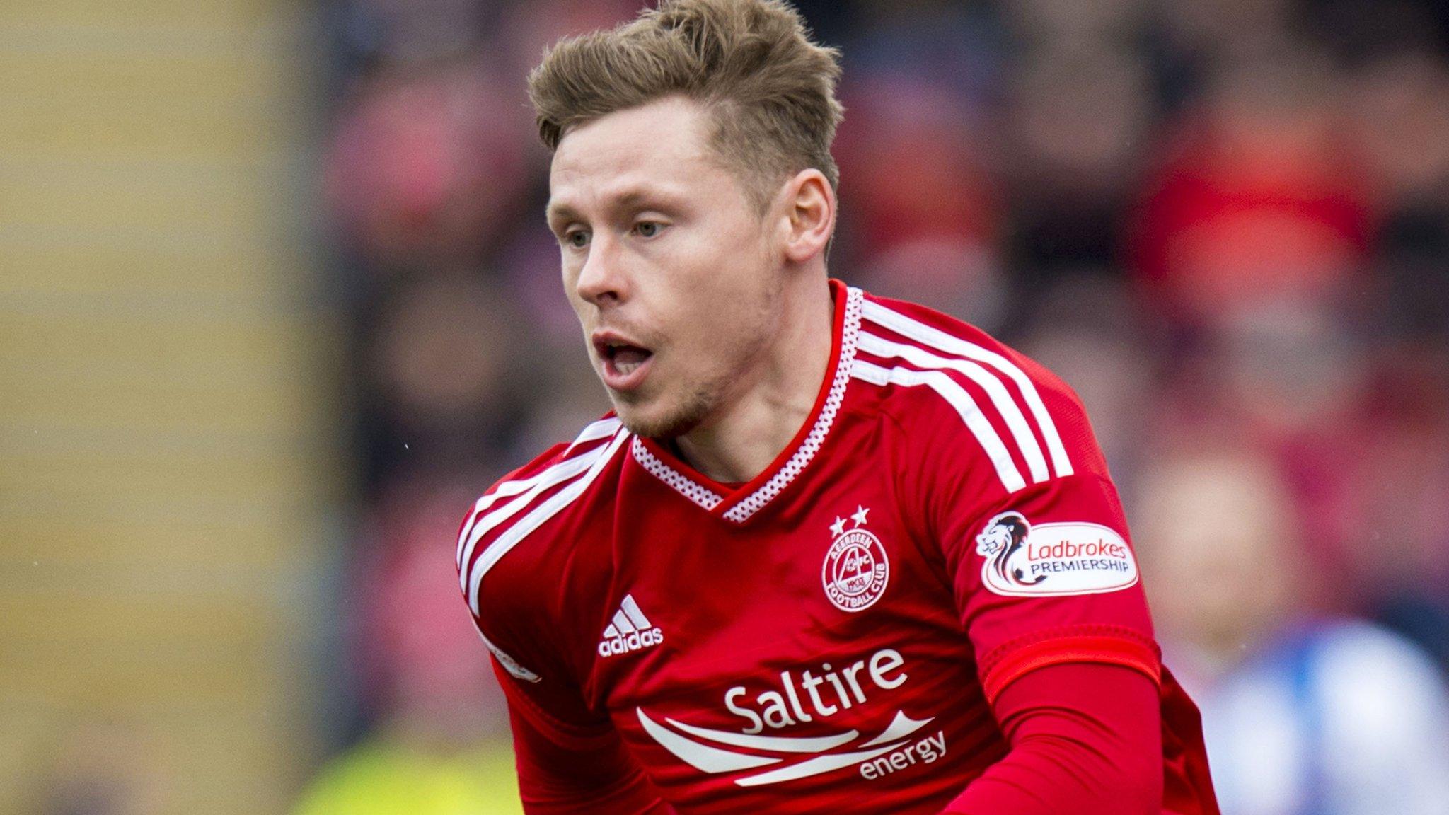 Simon Church in action for Aberdeen