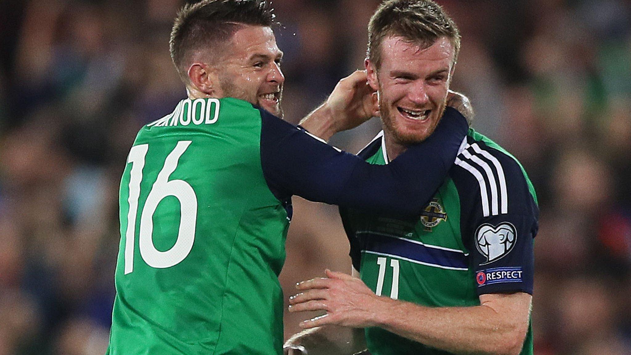 Oliver Norwood and Chris Brunt