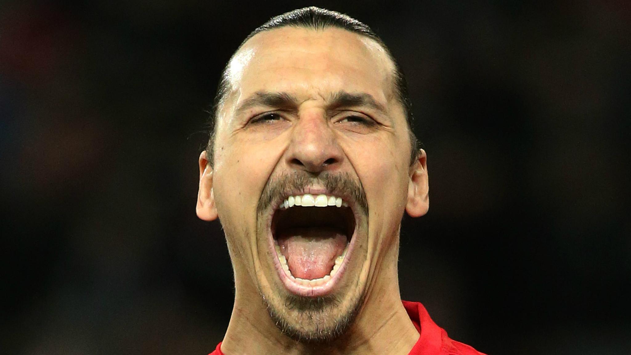 Man Utd striker Zlatan Ibrahimovic