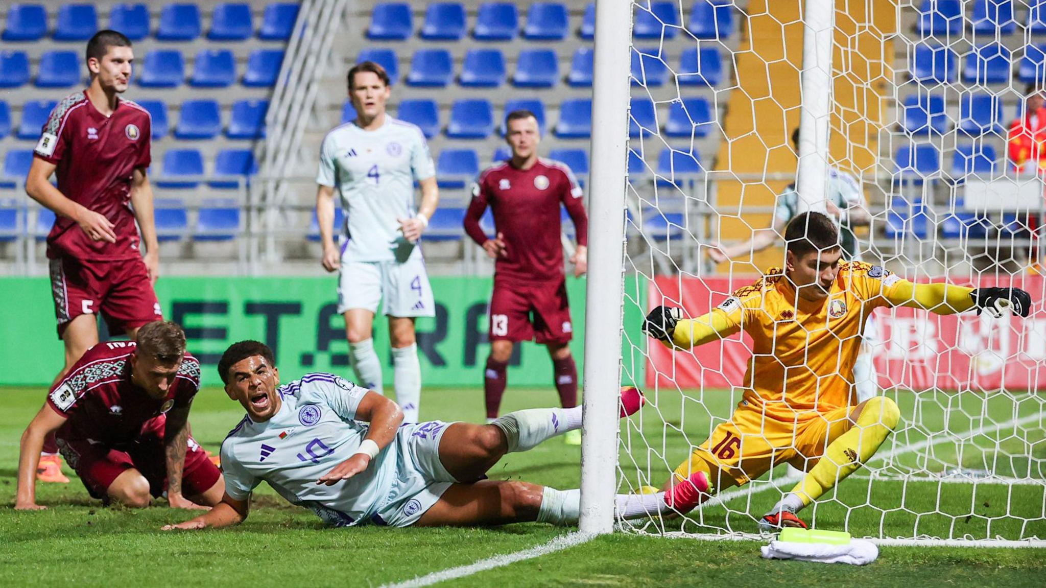 Scotland won 2-0 away to Belarus in Hungary last month
