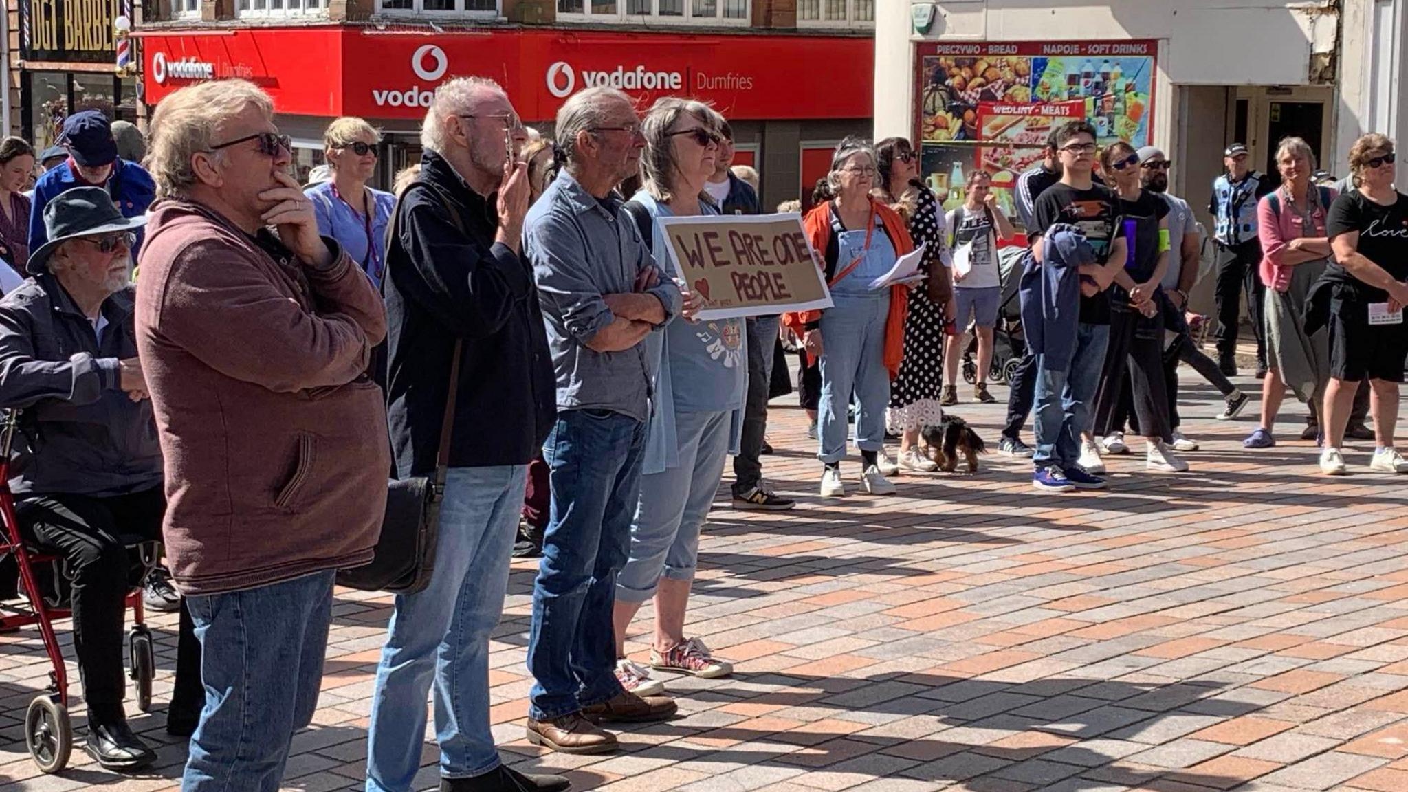 Dumfries protest