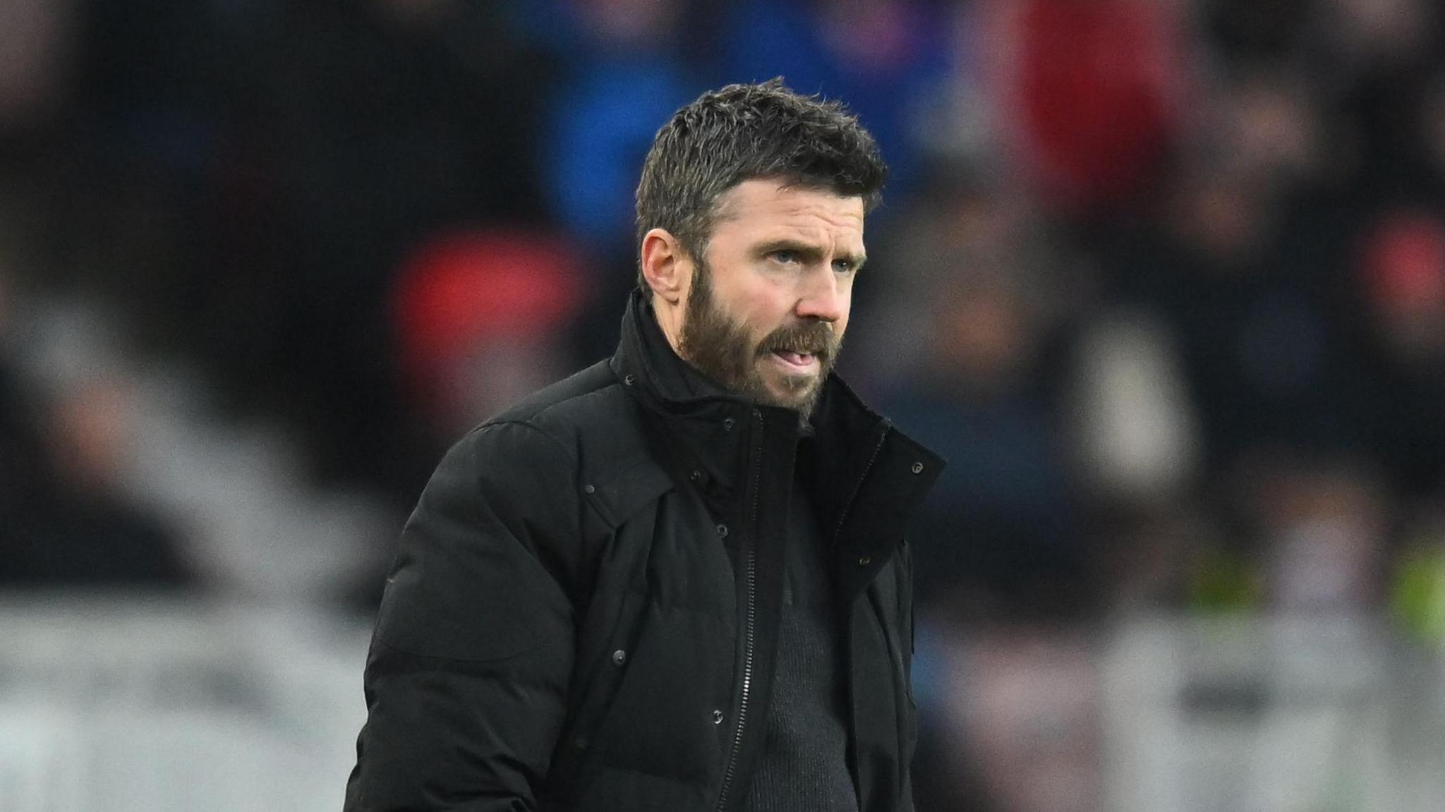 Michael Carrick watching Middlesbrough at the Riverside