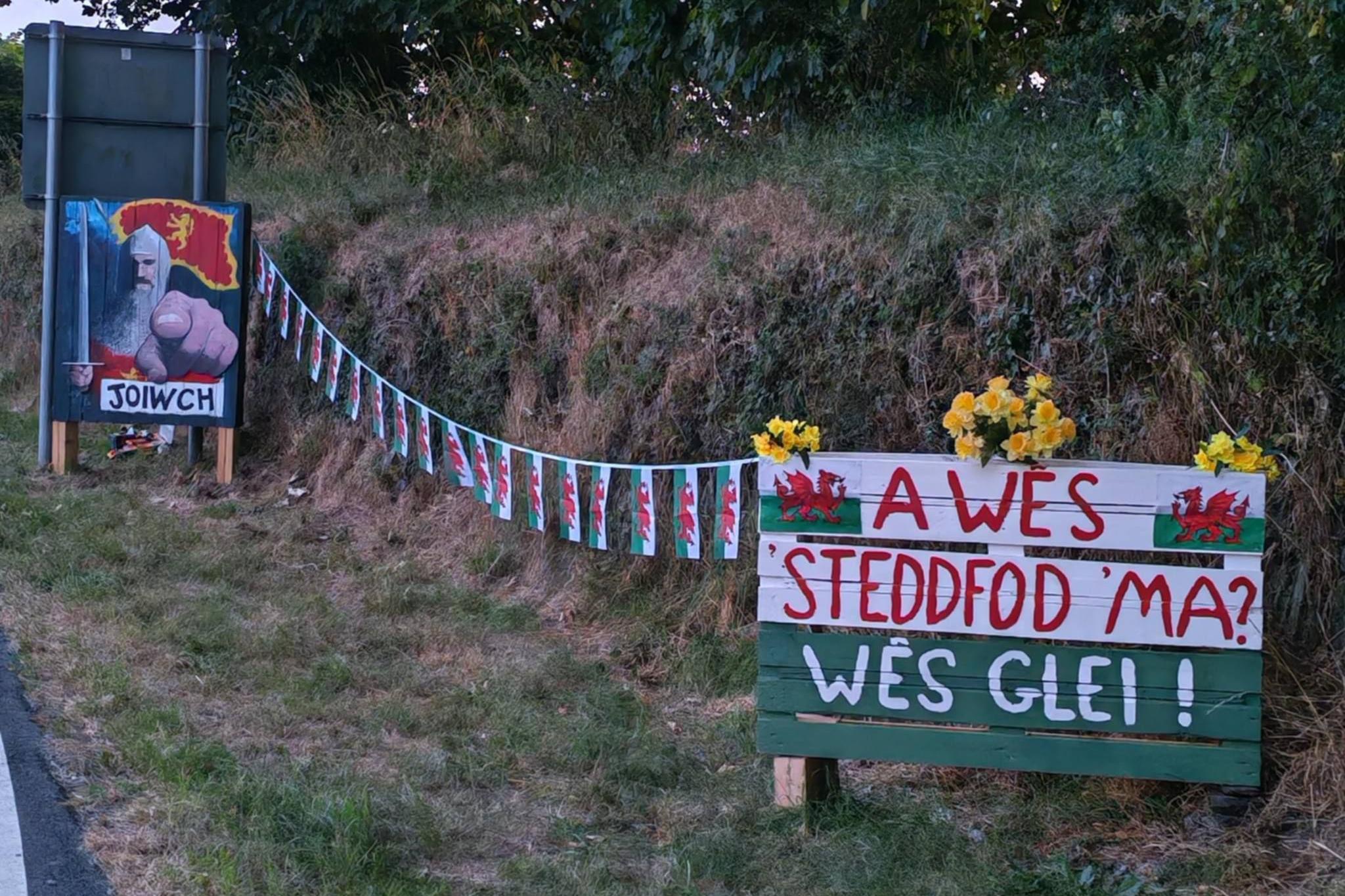 Mae cymuned Pantygrwndy wedi bod yn brysur iawn