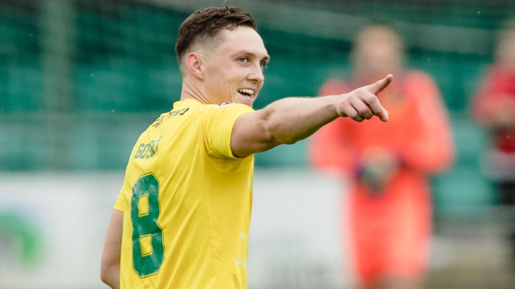 Caernarfon midfielder Danny Gosset