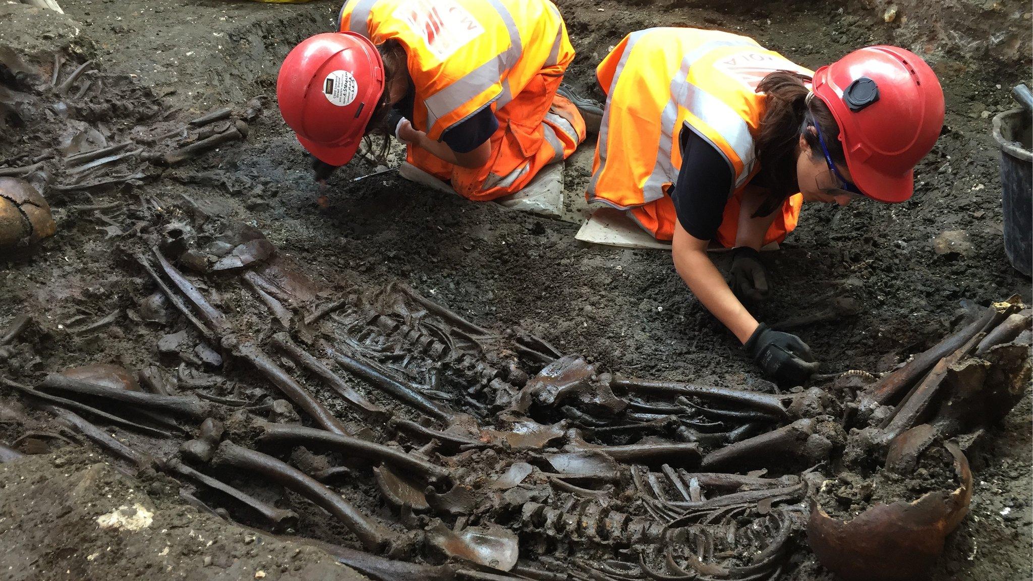 Excavation of the Bedlam burial ground