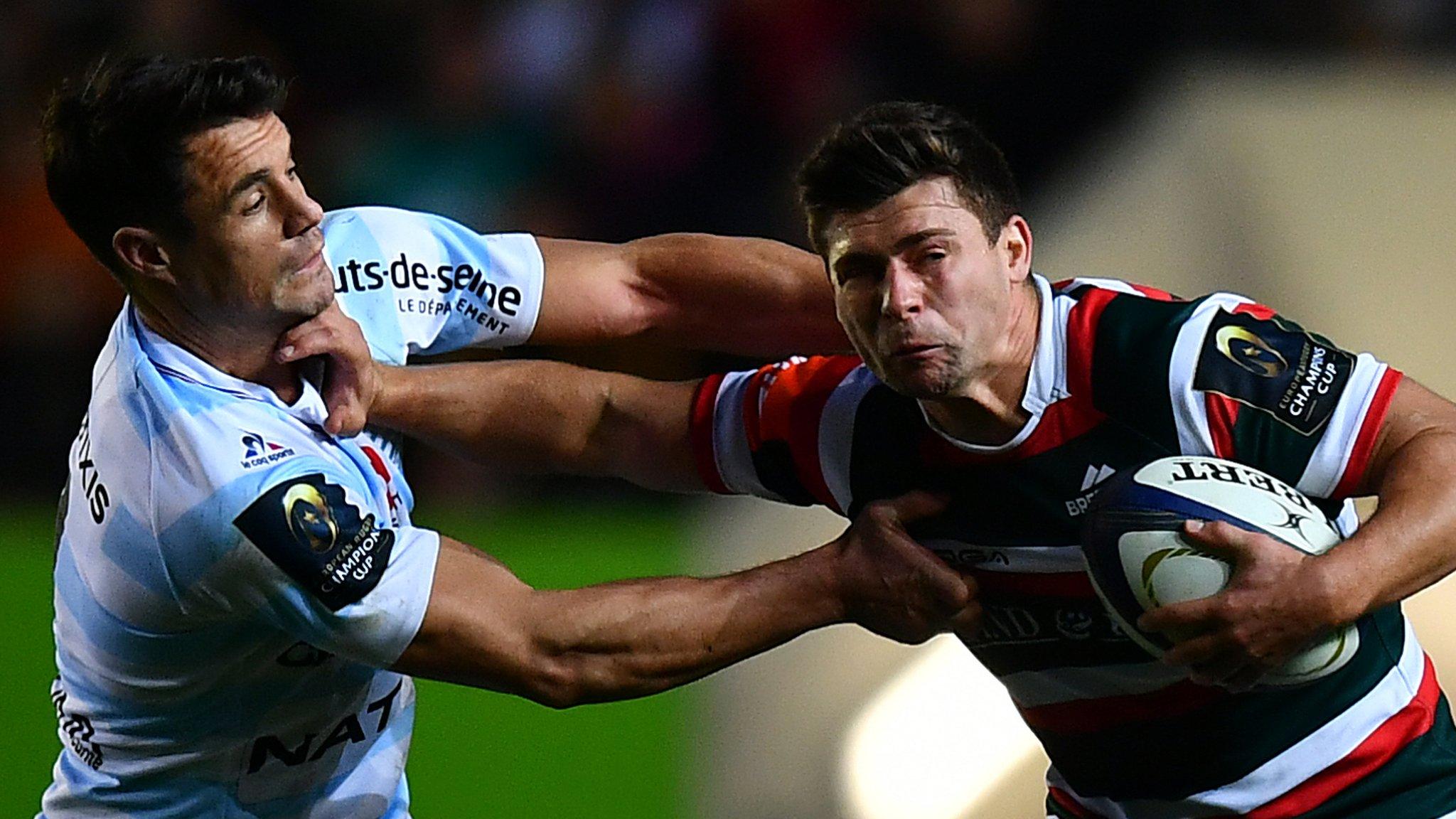 Leicester's Ben Youngs and Racing's Dan Carter