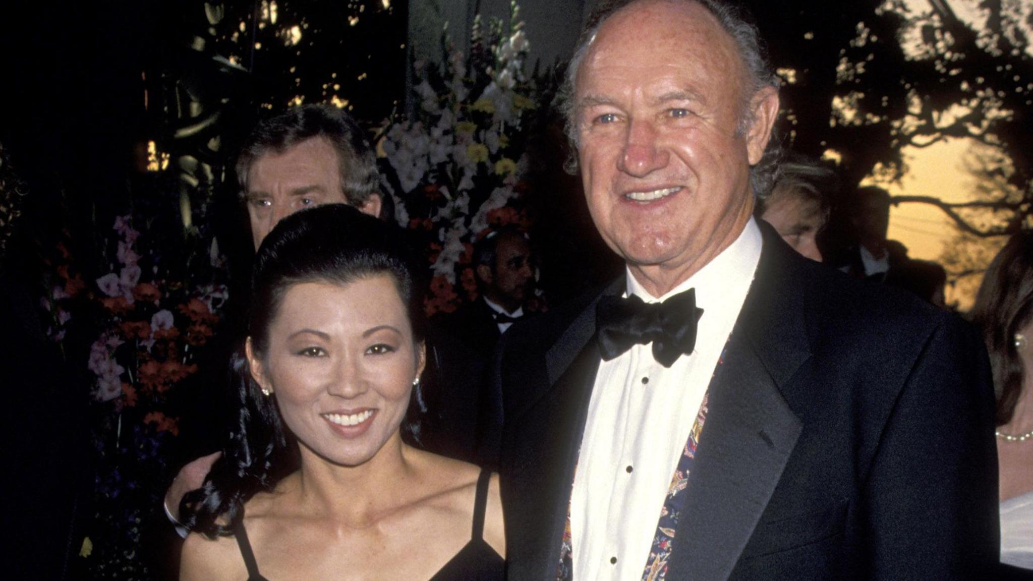 Gene Hackman and Betsy Arakawa during 66th Annual Academy Awards at Dorothy Chandler Pavillion in Los Angeles, CA, United States.
