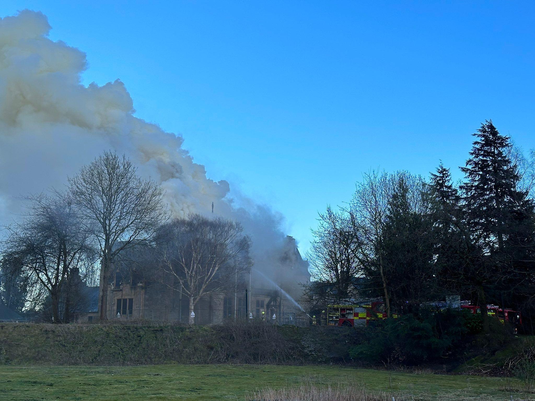 Fire at Langgarth House