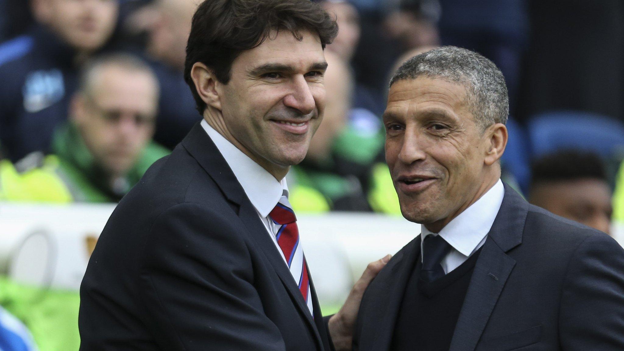 Aitor Karanka and Chris Hughton