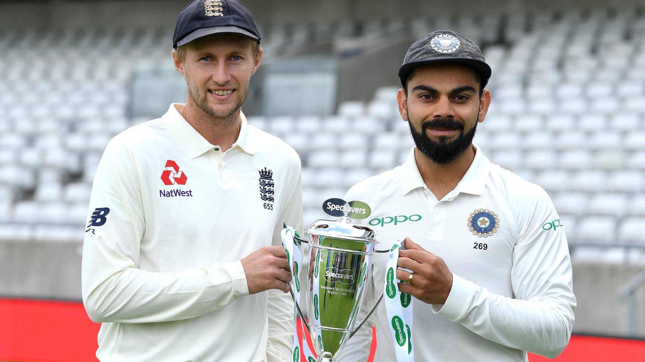Joe Root and Virat Kohli