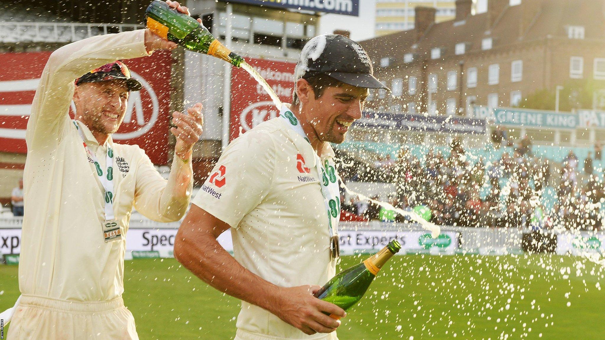 Joe Root and Alastair Cook