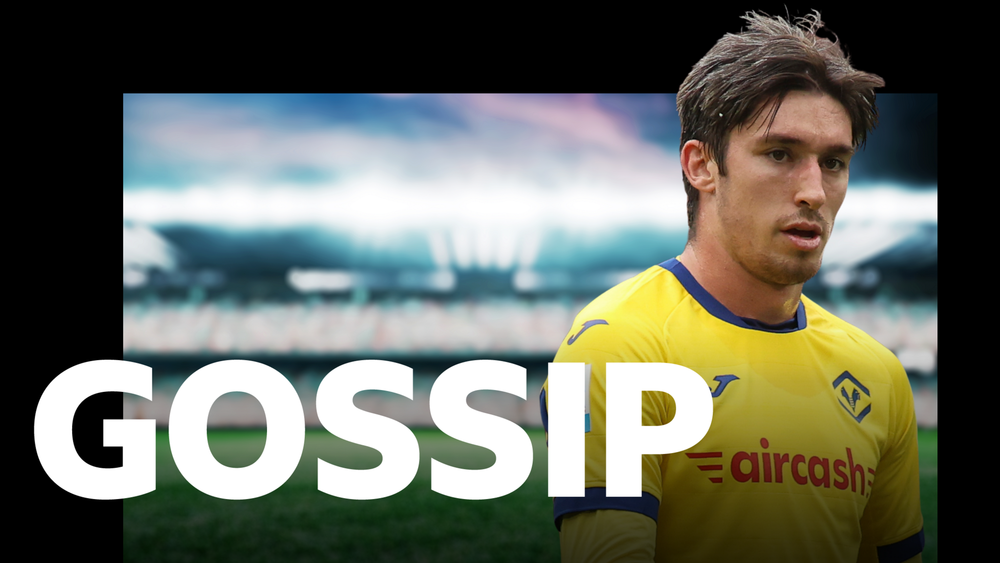 Hellas Verona striker Kieron Bowie