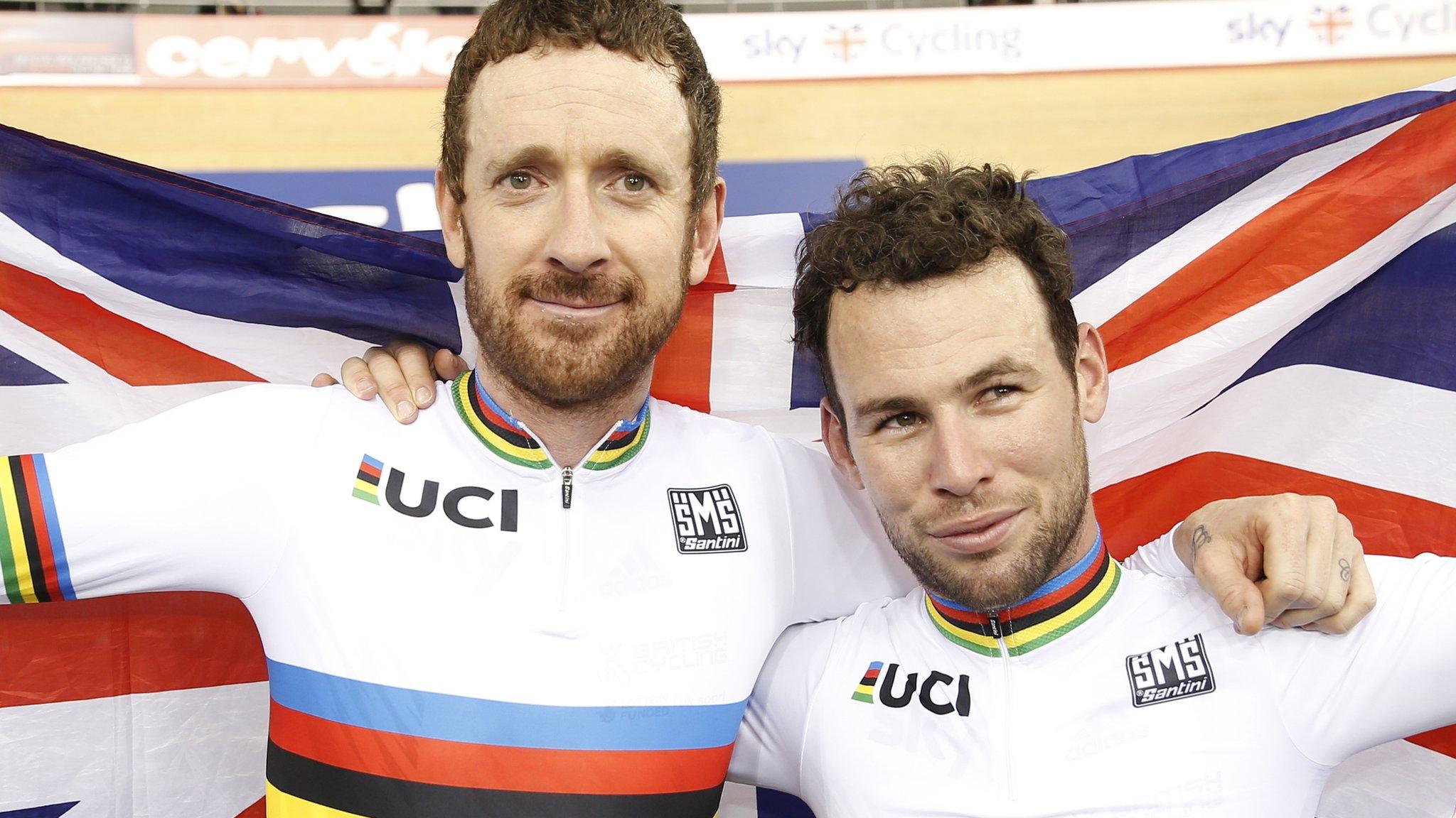 Sir Bradley Wiggins (left) and Mark Cavendish