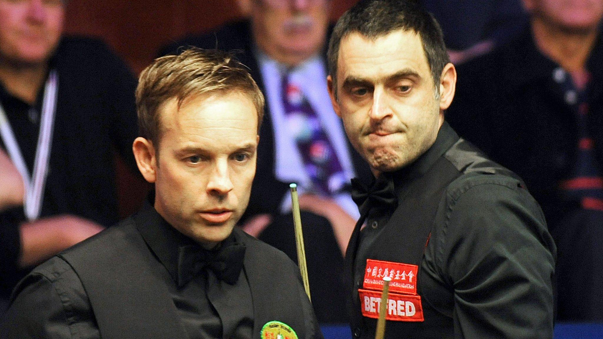 Ali Carter and Ronnie O'Sullivan