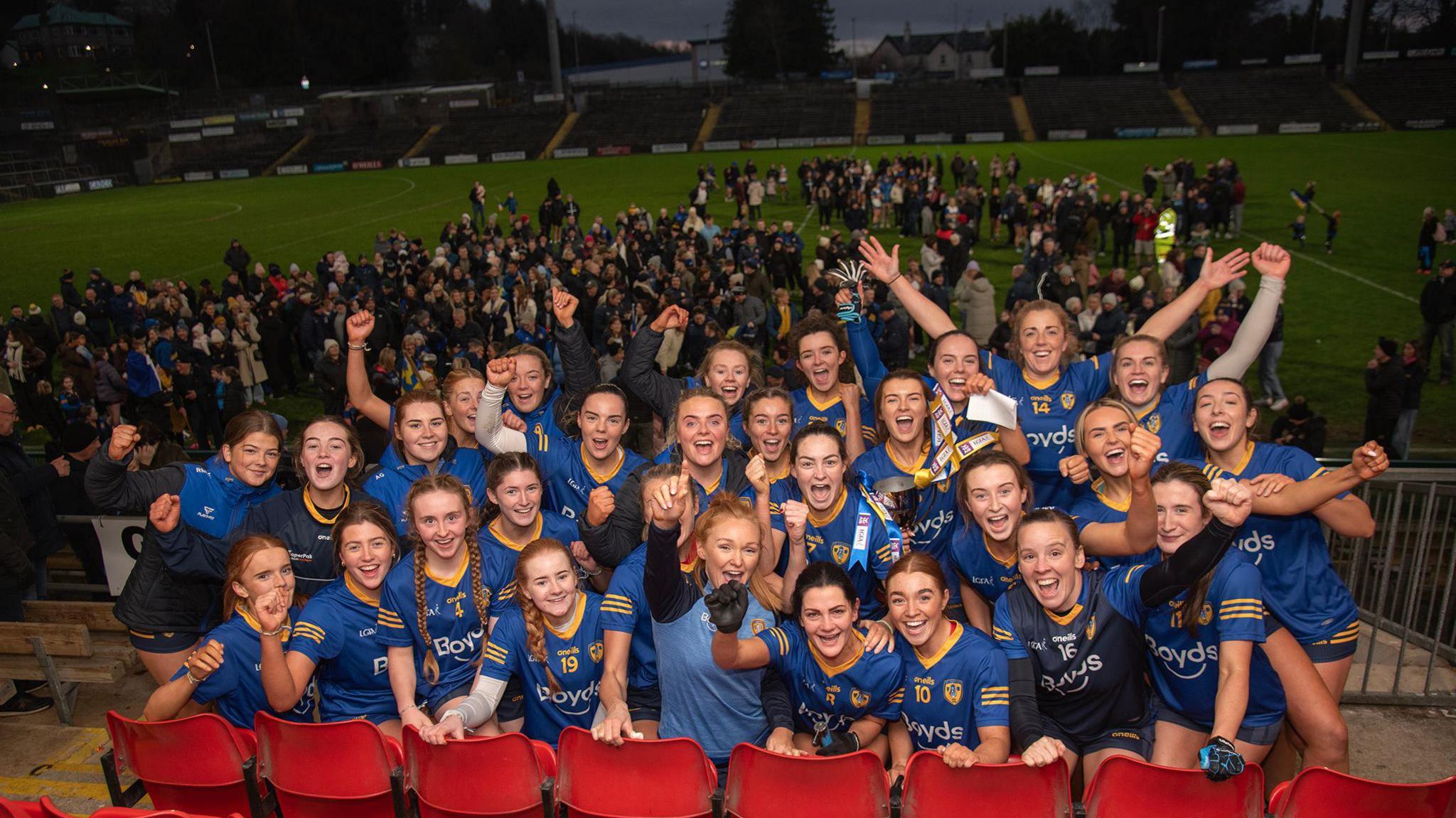 Moneyglass celebrate becoming Ulster champions