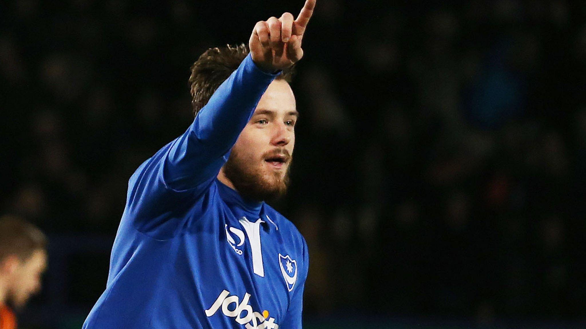 Portsmouth striker Marc McNulty