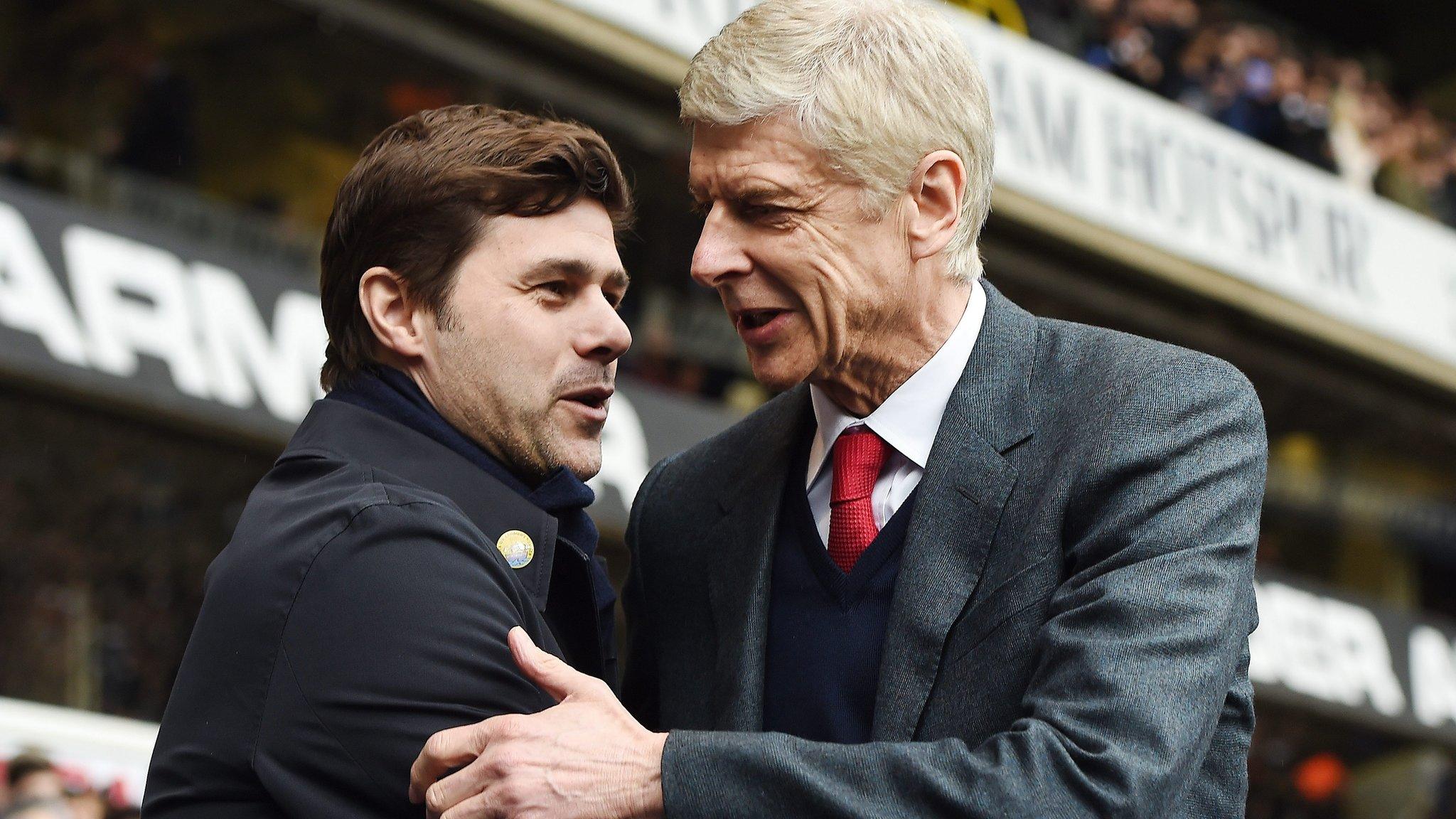 Mauricio Pochettino and Arsene Wenger