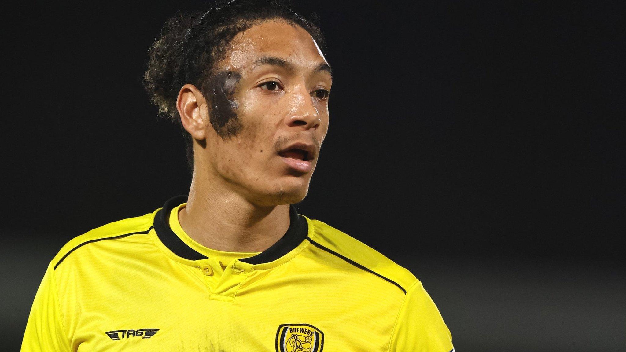 Sean Clare in action for Burton Albion