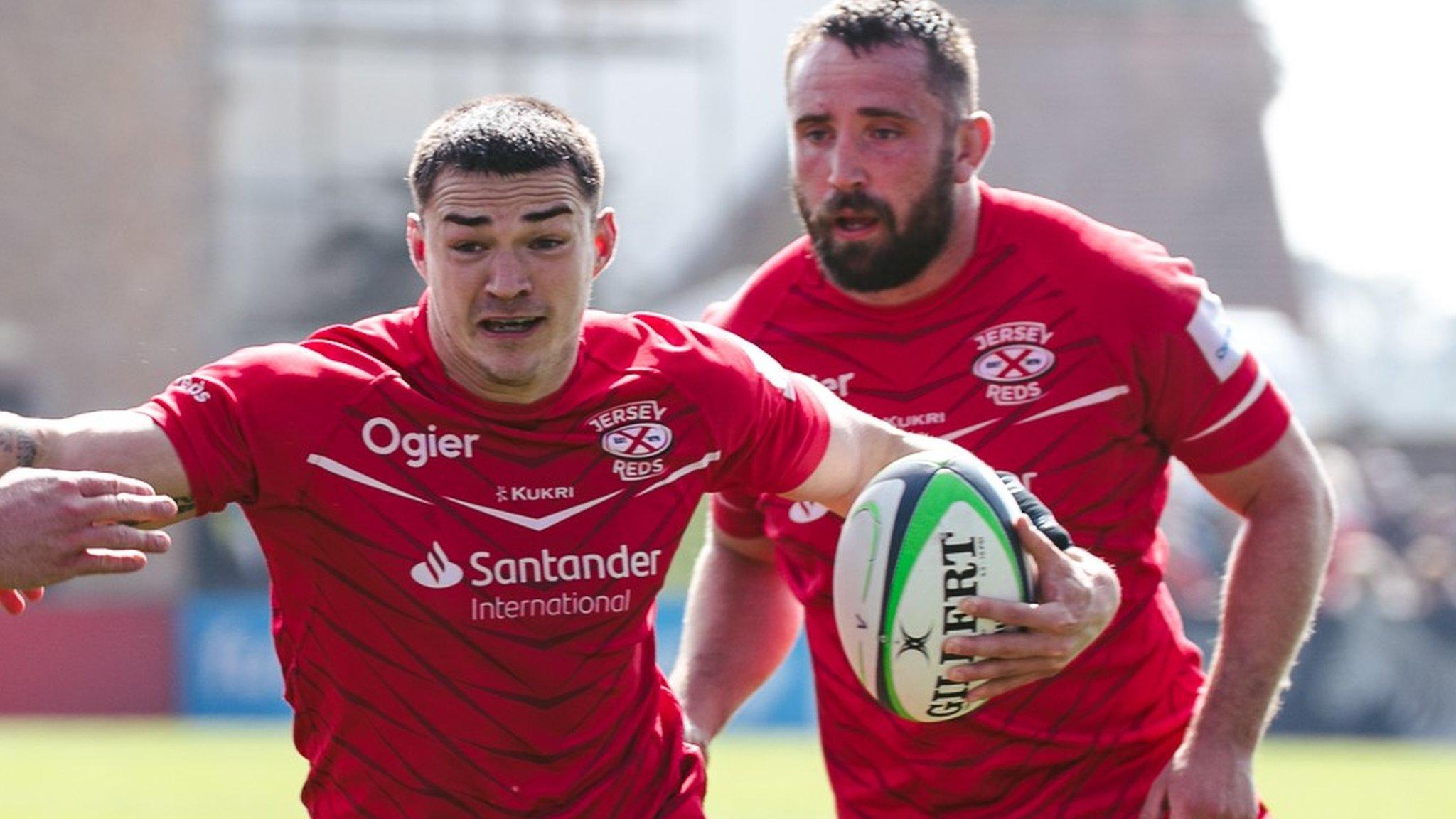 Jersey Reds players in action