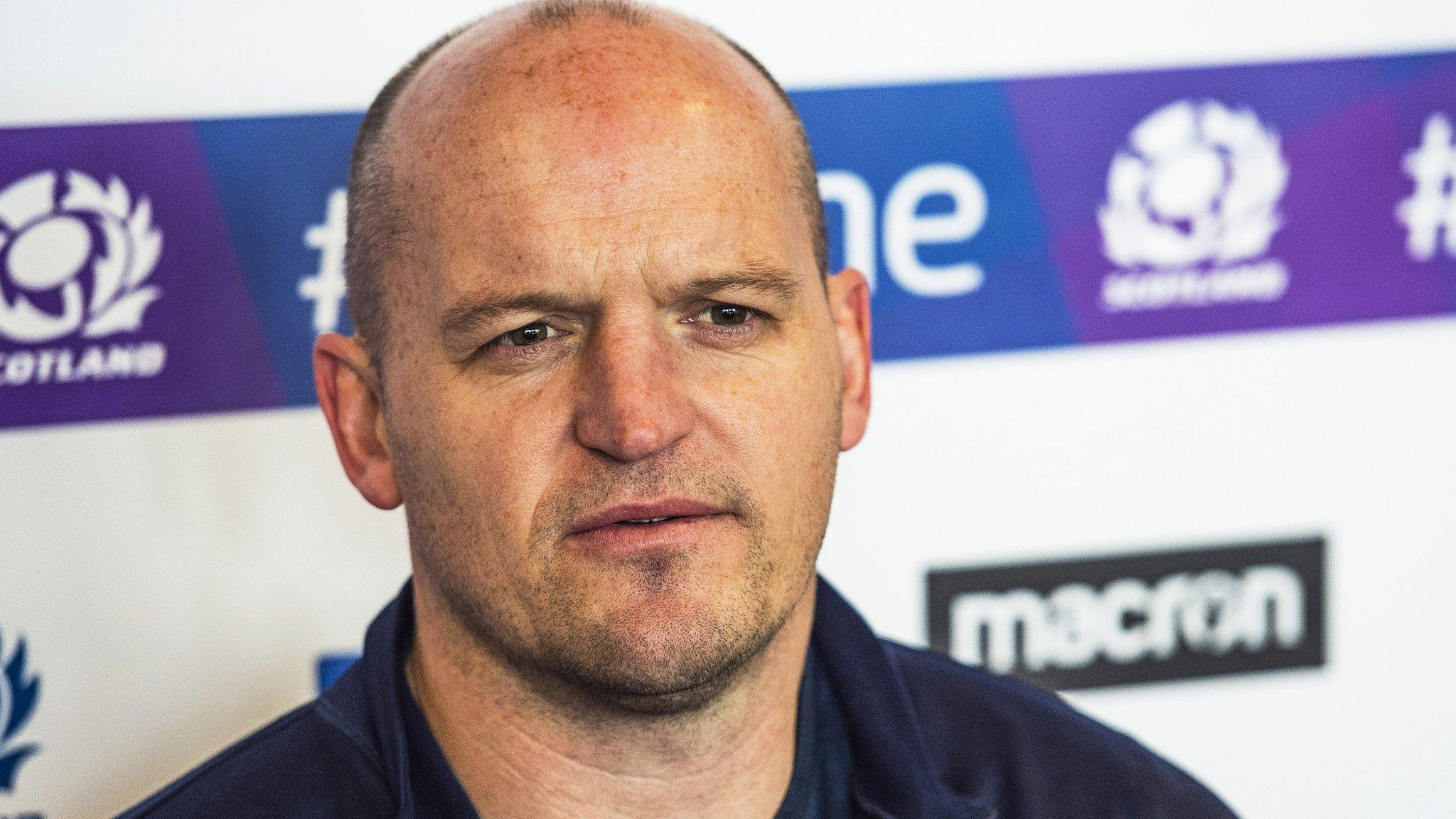 Scotland head coach Gregor Townsend speaks to the media on Thursday