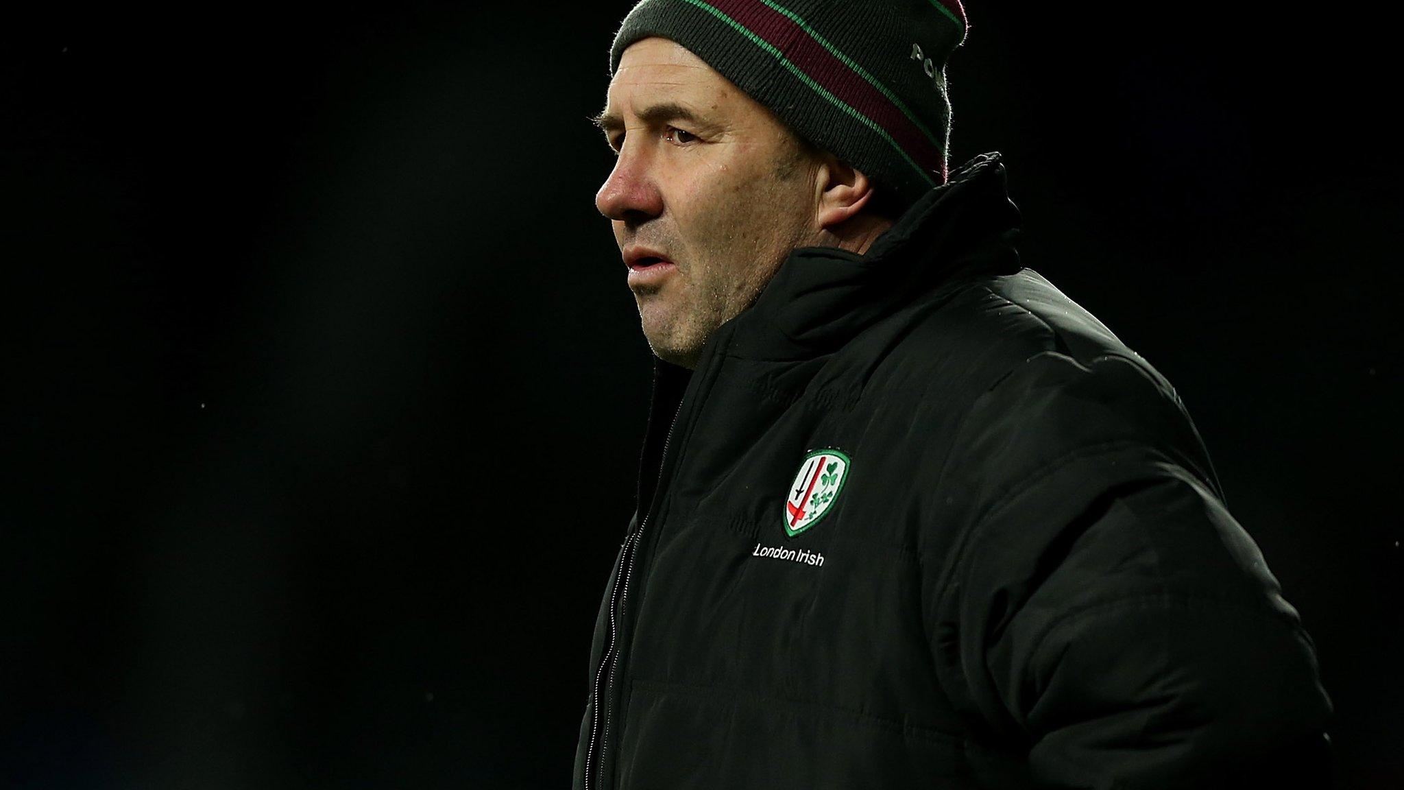 London Irish head coach Tom Coventry