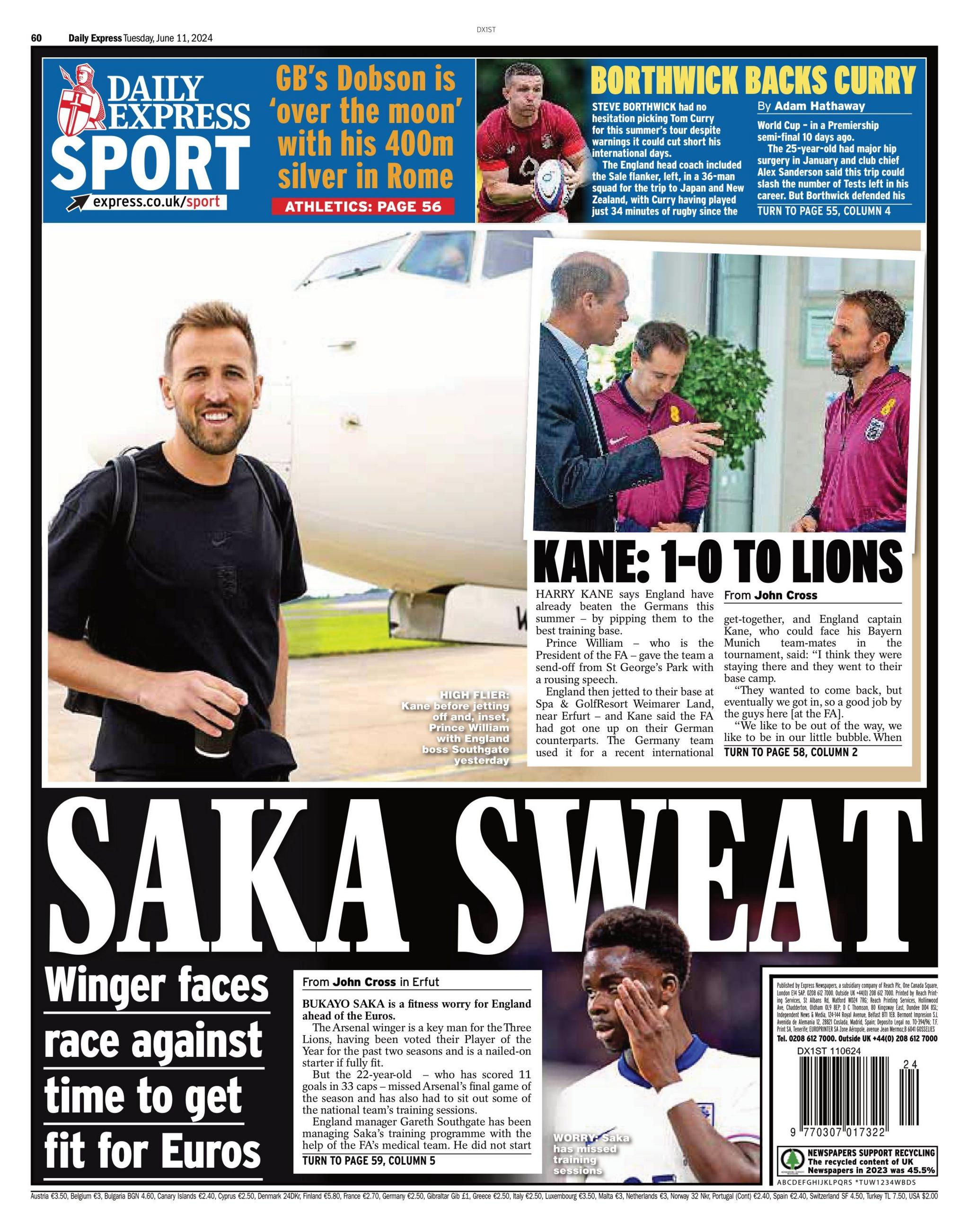 Express back page