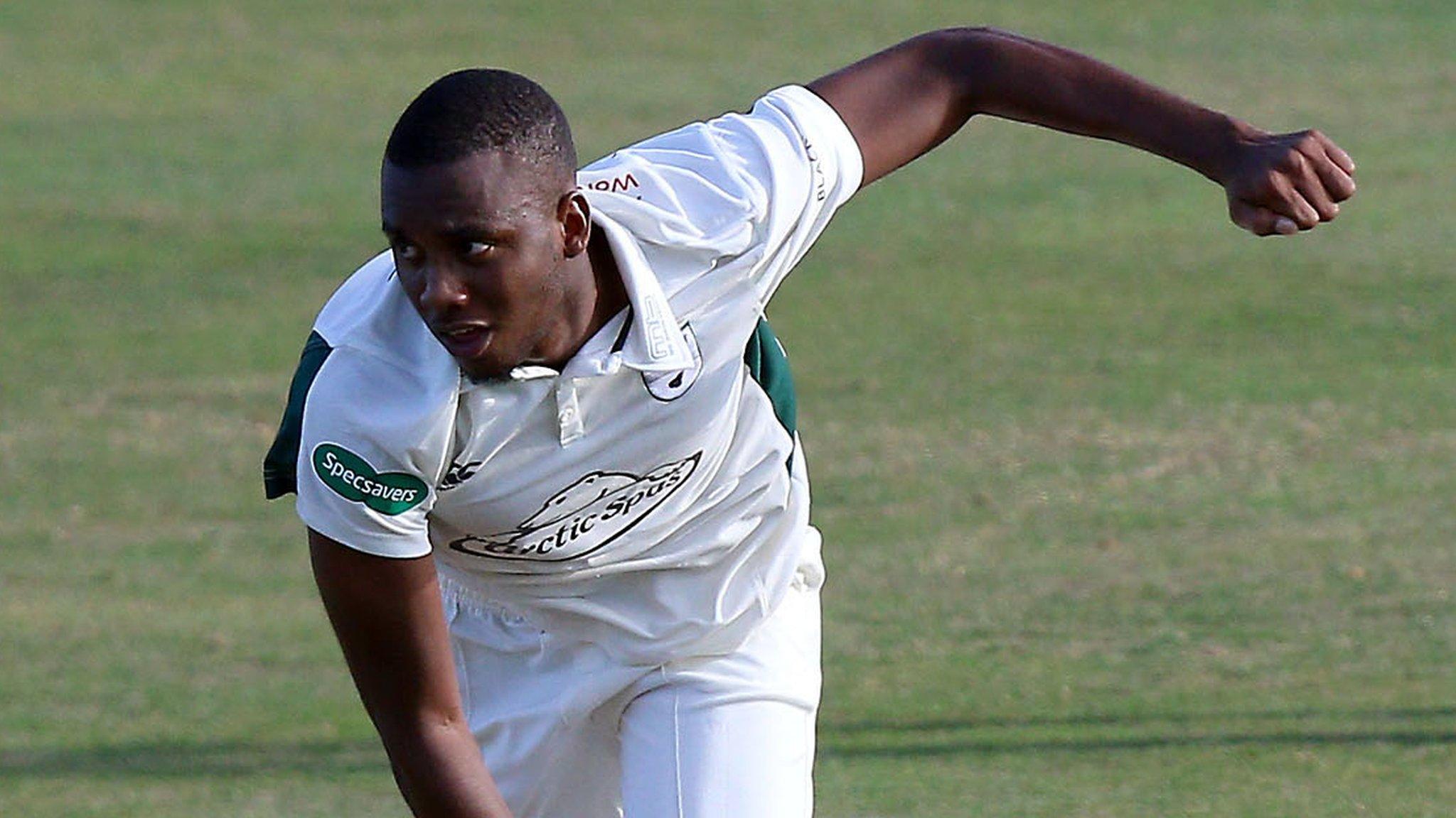 Worcestershire and West Indies fsat bowler Miguel Cummins