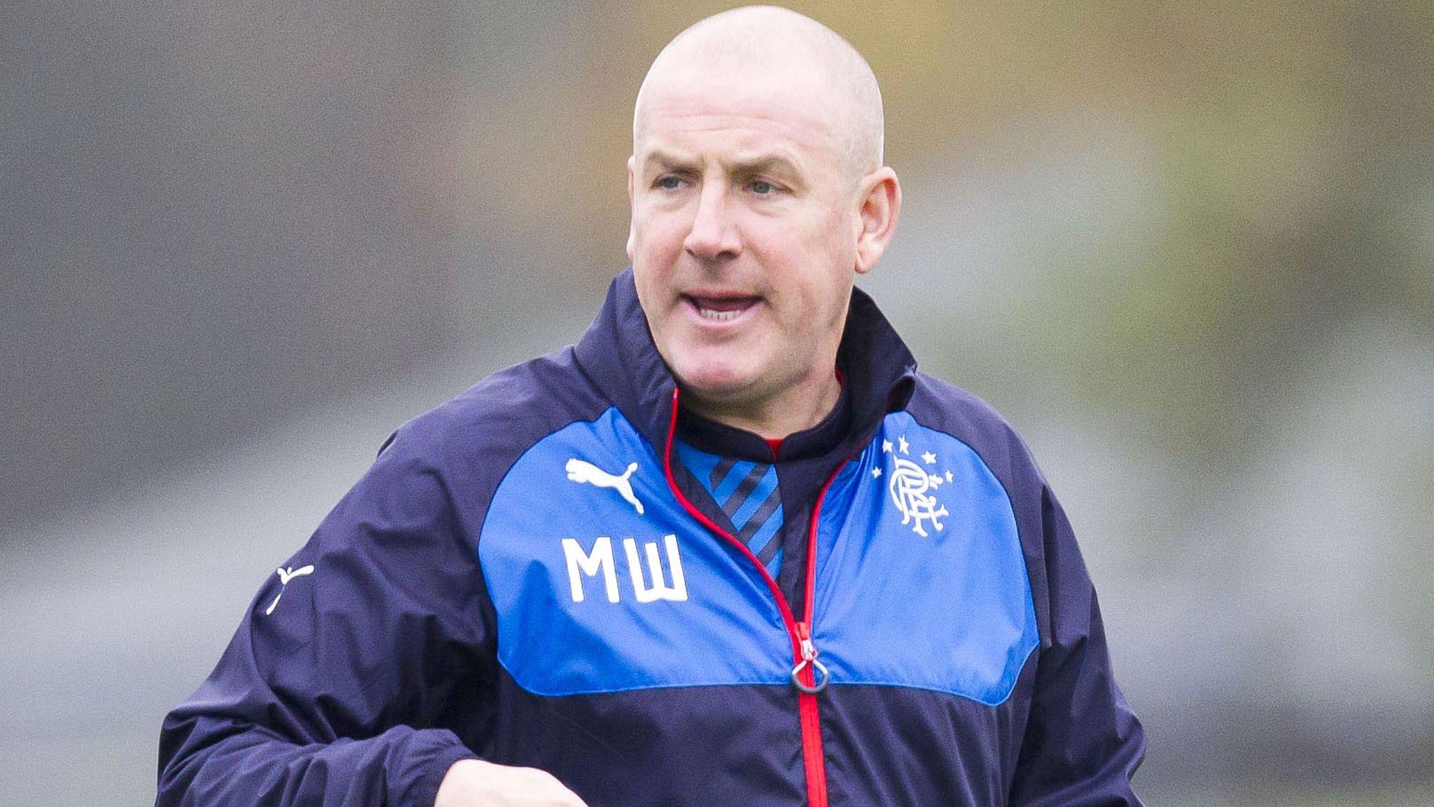 Rangers manager Mark Warburton