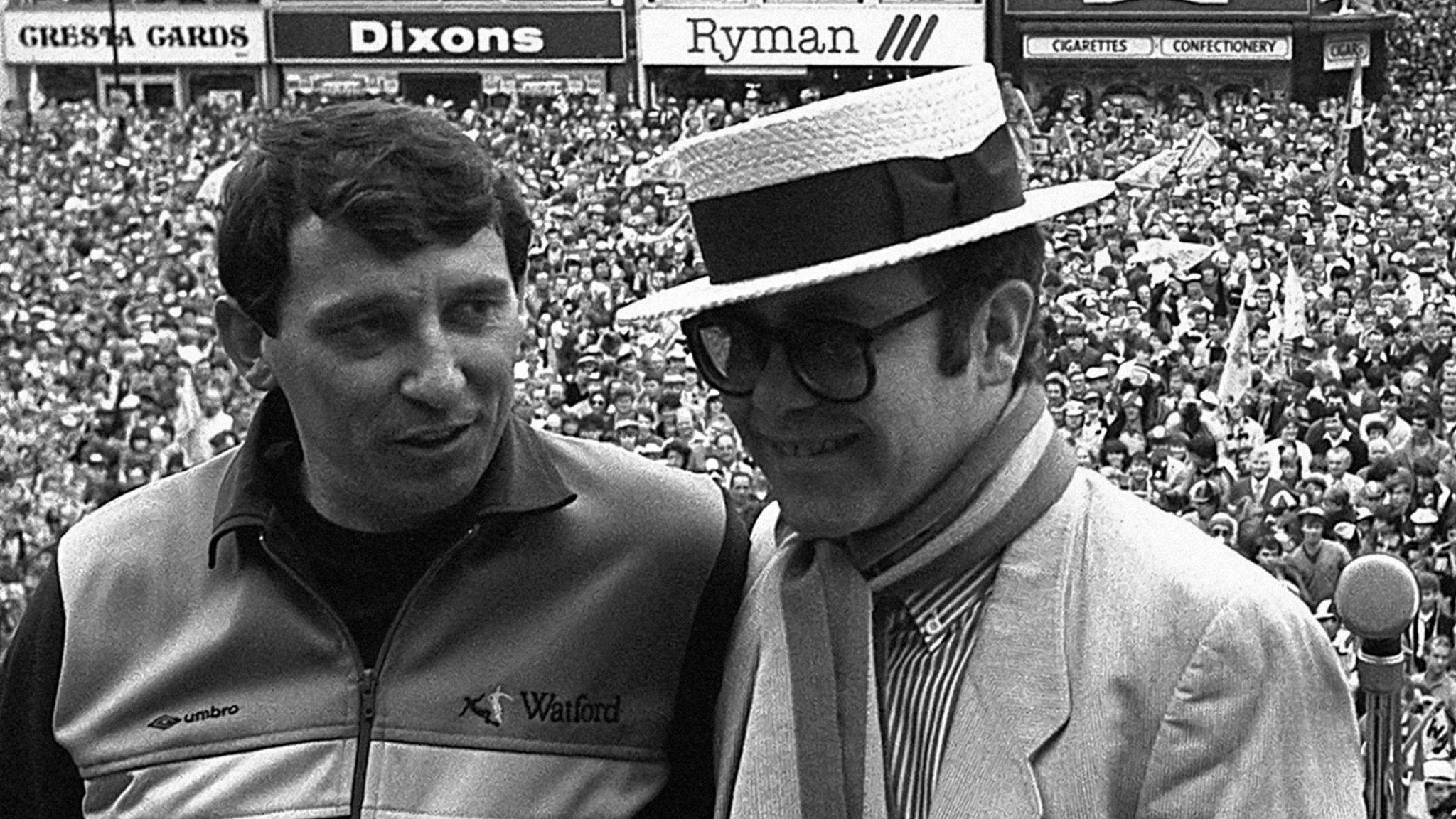 Sir Elton John and Graham Taylor