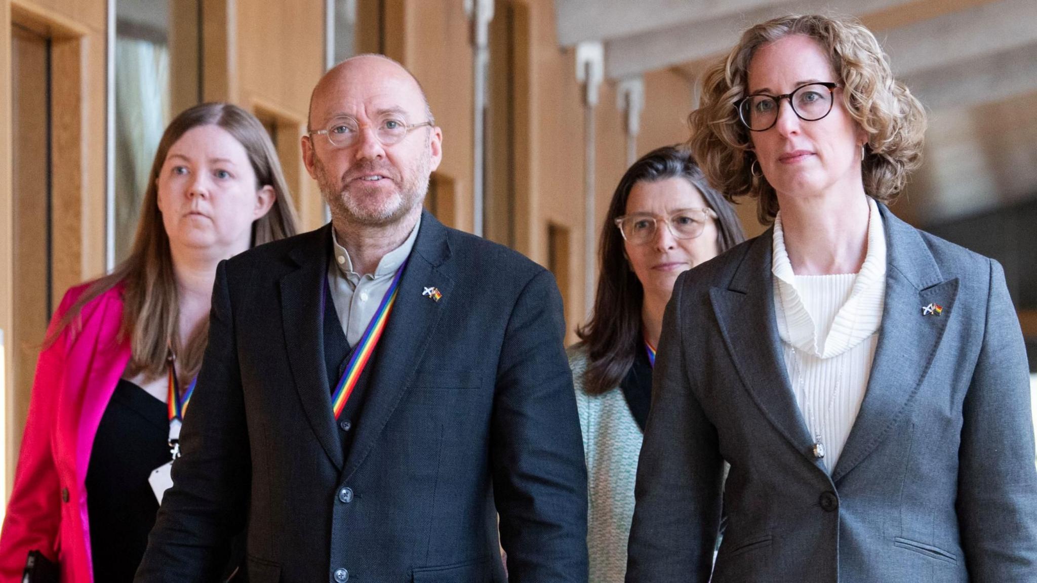 Patrick Harvie and Lorna Slater